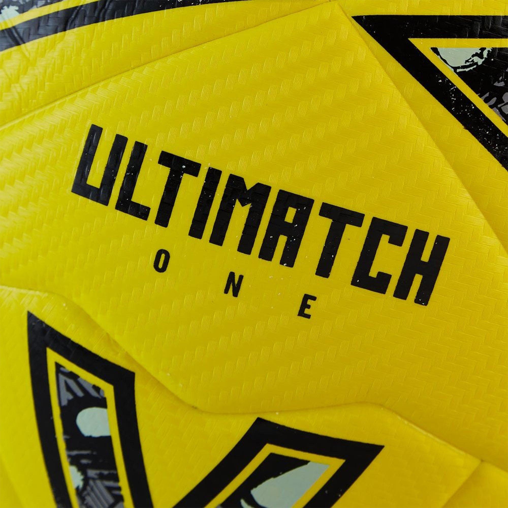 Yel/Blk/Gry - Mitre - Ultimatch One Football - 4