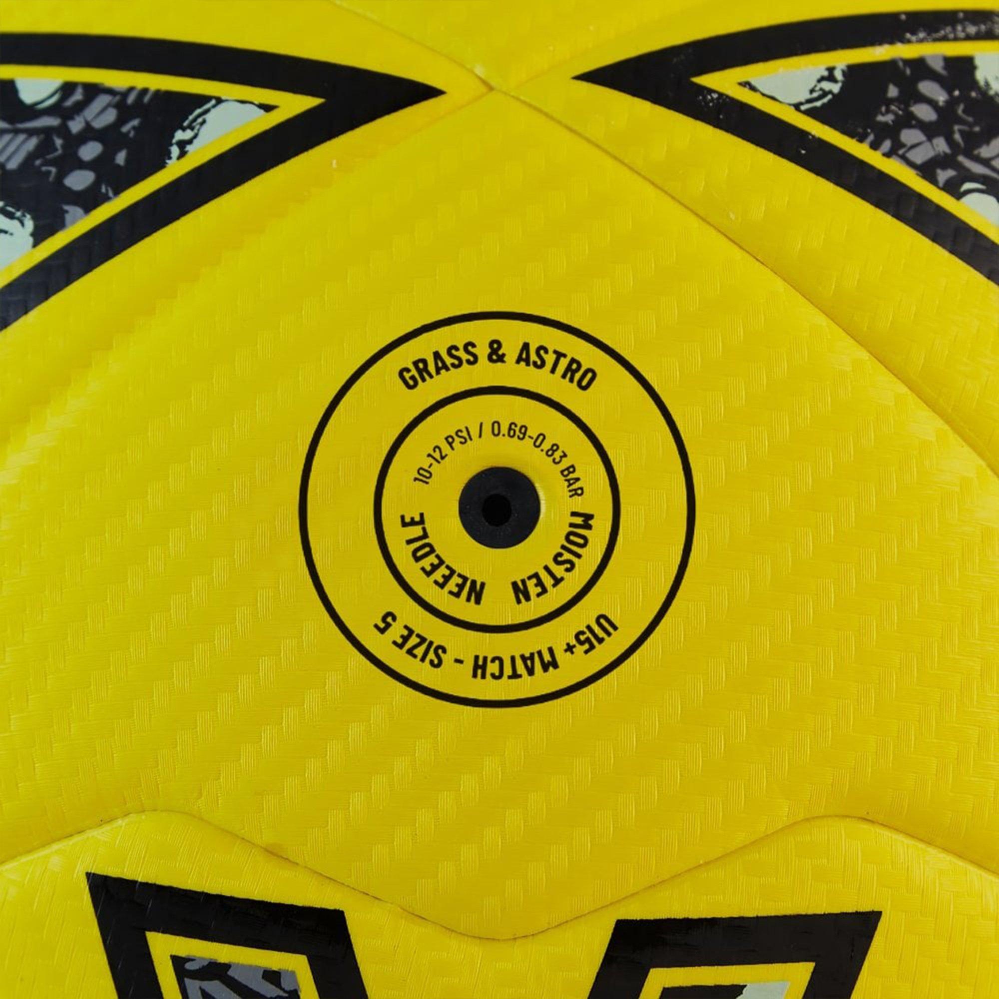 Yel/Blk/Gry - Mitre - Ultimatch One Football - 5