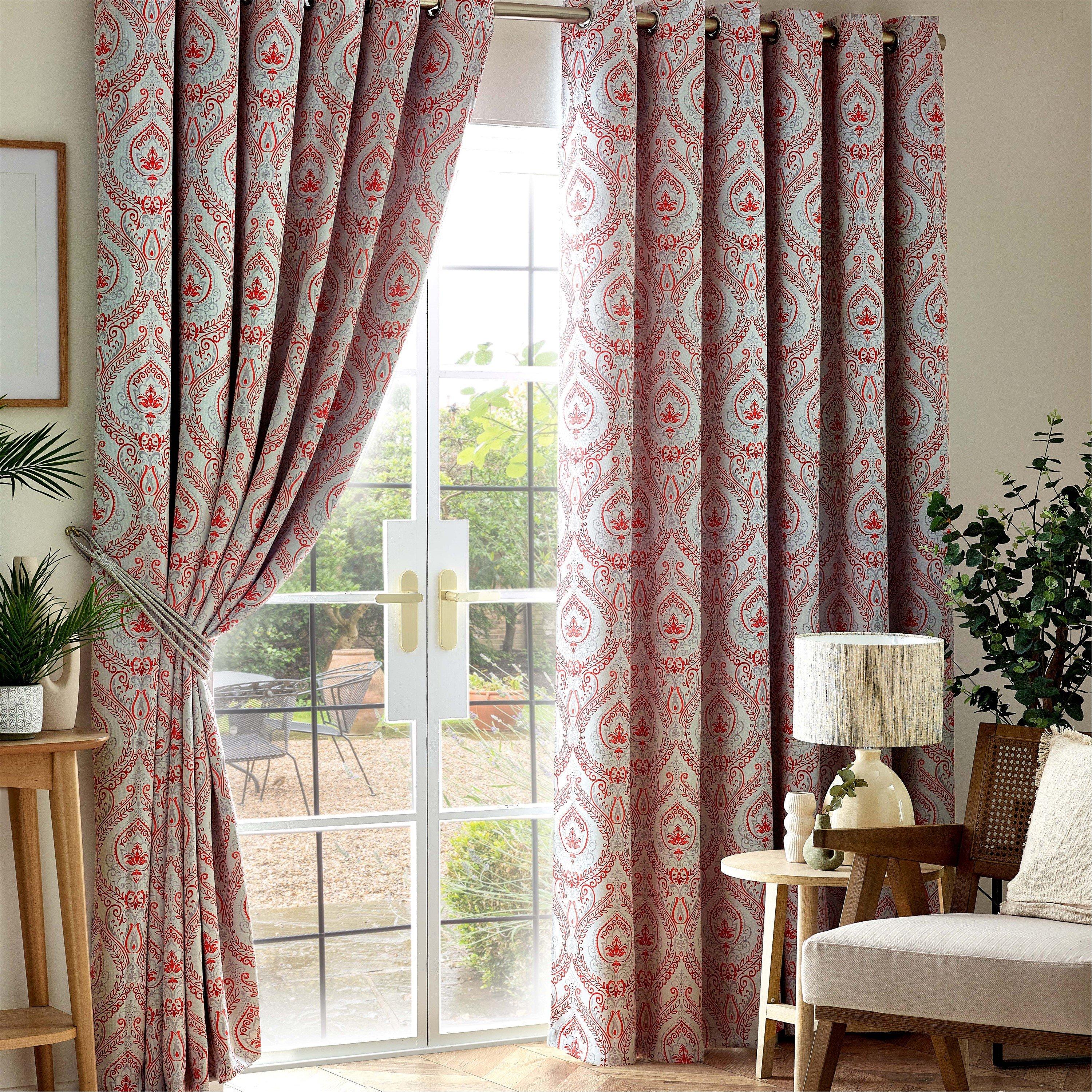 Victoria Room Darkening Ring Top Curtains