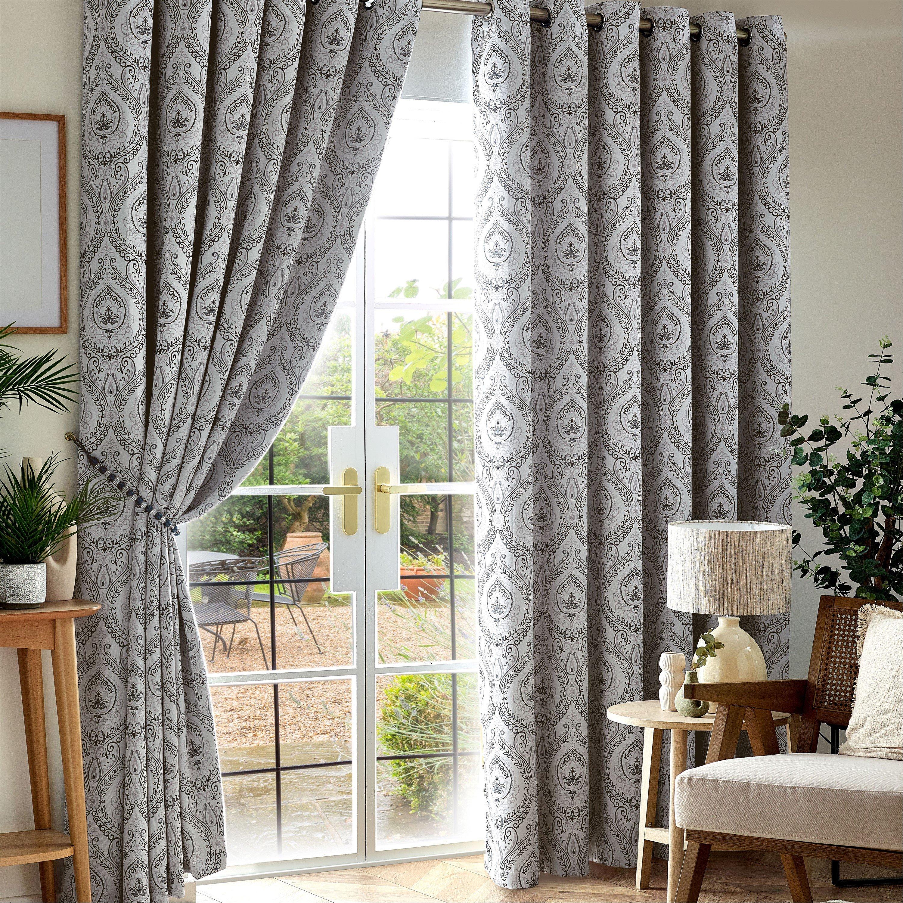 Alan Symonds Victoria Room Darkening Ring Top Curtains