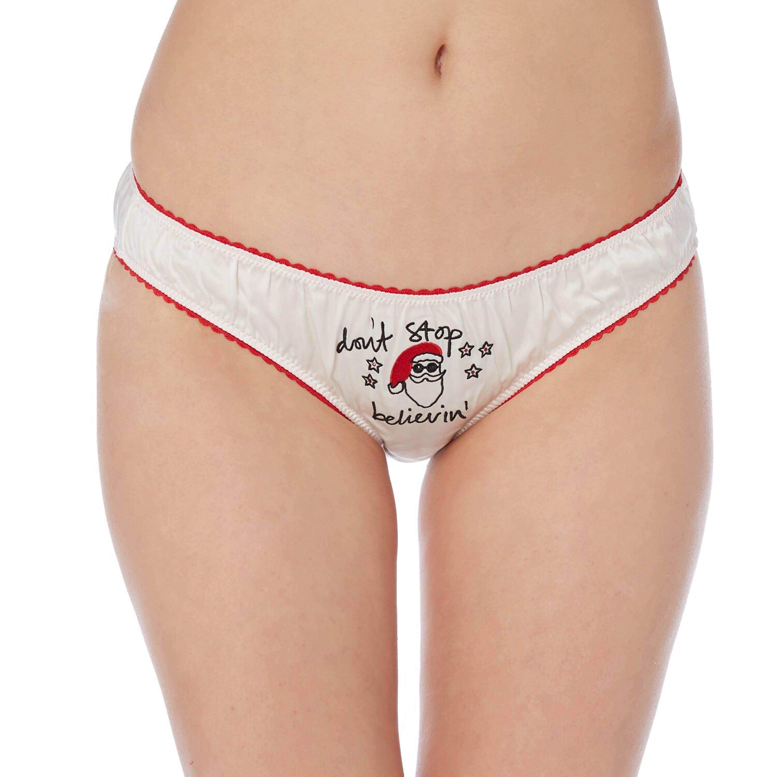 Multi-Coloured - Stella McCartney - Women's Christmas Multi-Coloured Brazilian Brief - 2