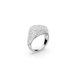 Swarovski Sublima Cocktail Ring, White, Rhodium Plated