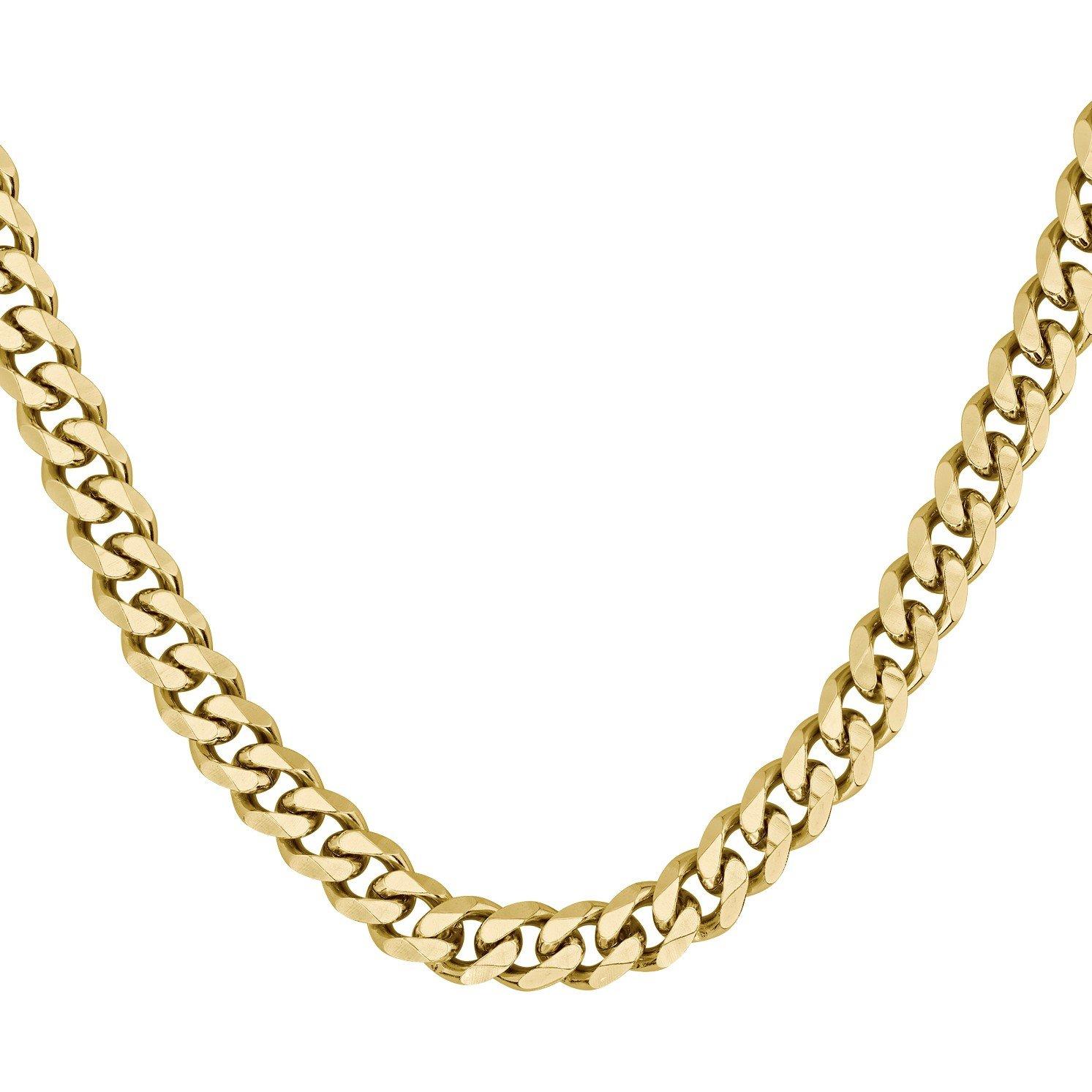 Boss Men's Chain Link Curb Necklace - Gold