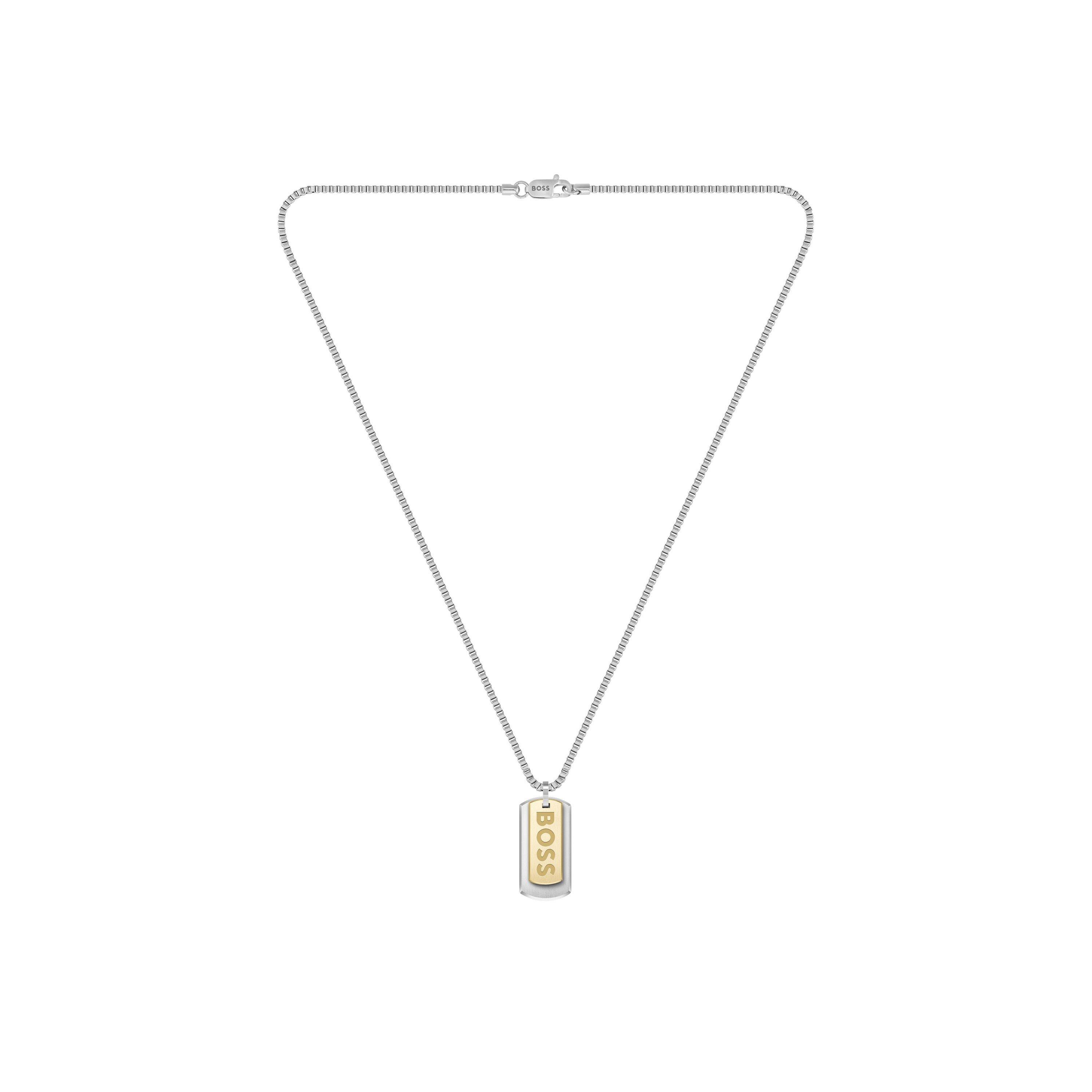 Two Tone - Boss - Men's Devon Pendant Necklace - 2