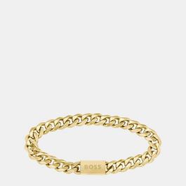Boss Men's Chain Bracelet with Magnetic Closure