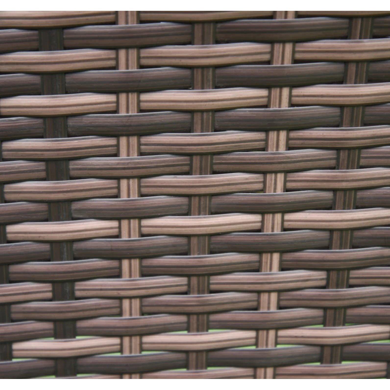 Brown - Outsunny - Three-Piece Rattan Chair Set and Cushions - 7