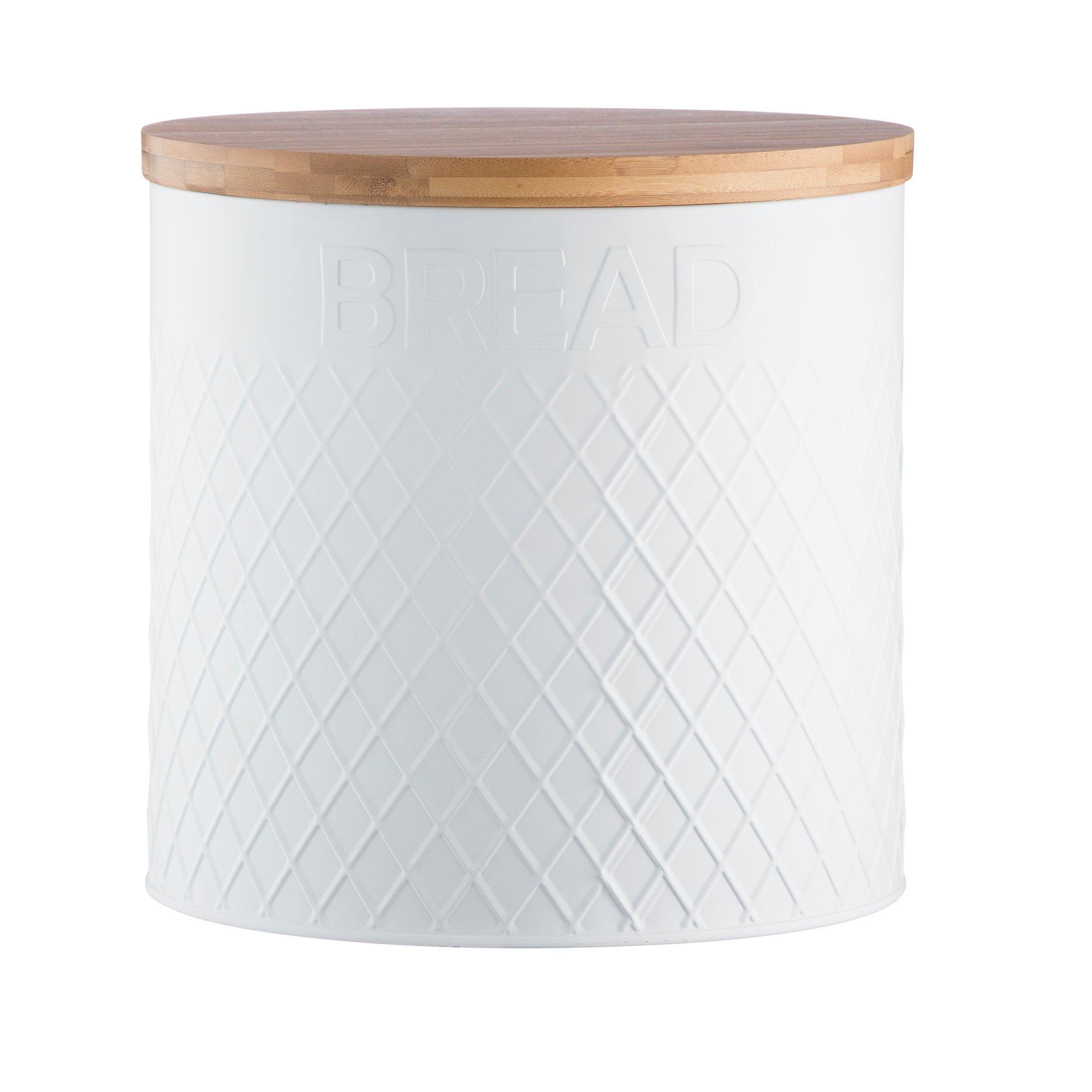 White - Typhoon - Embossed White Bread Bin - 2