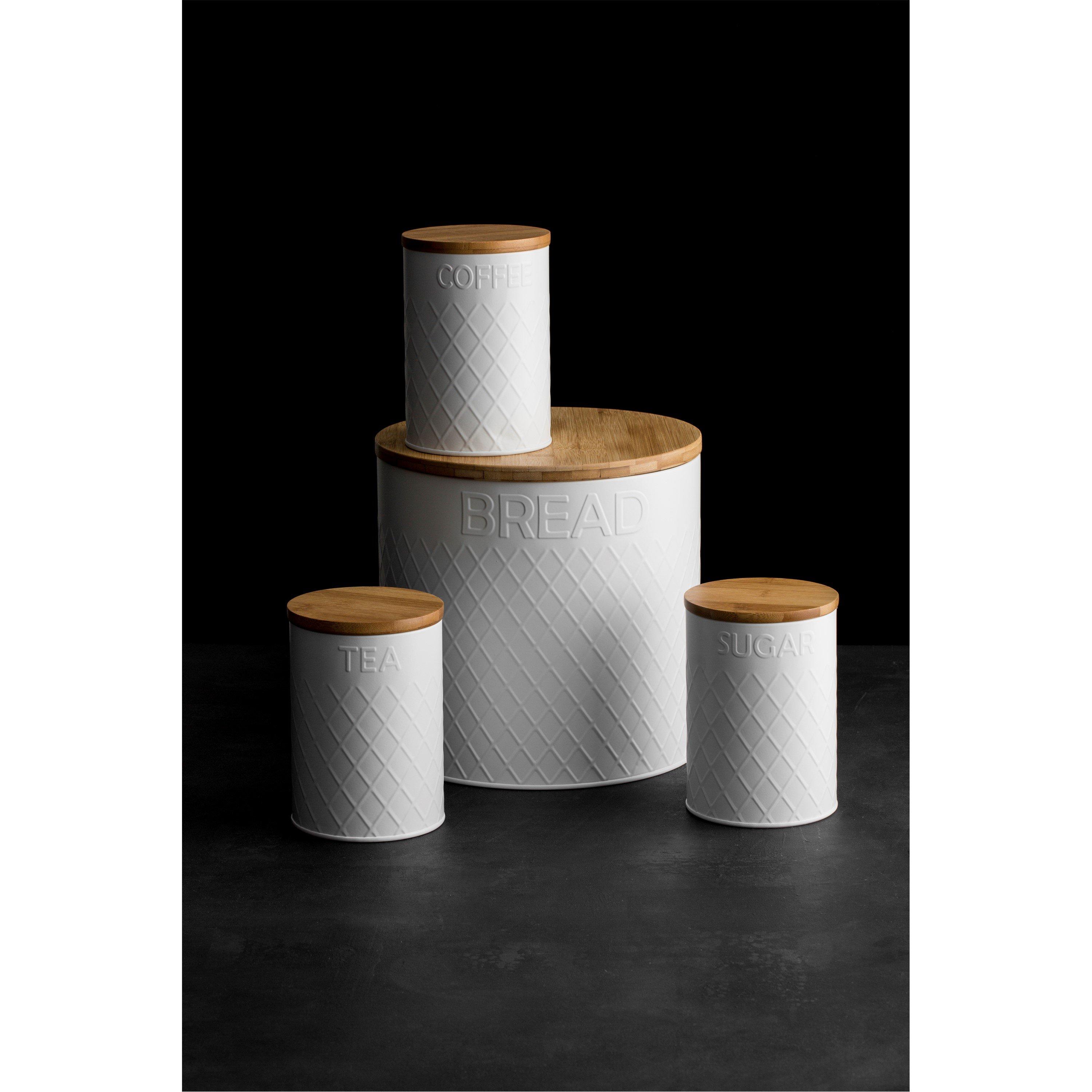 White - Typhoon - Embossed White Bread Bin - 3