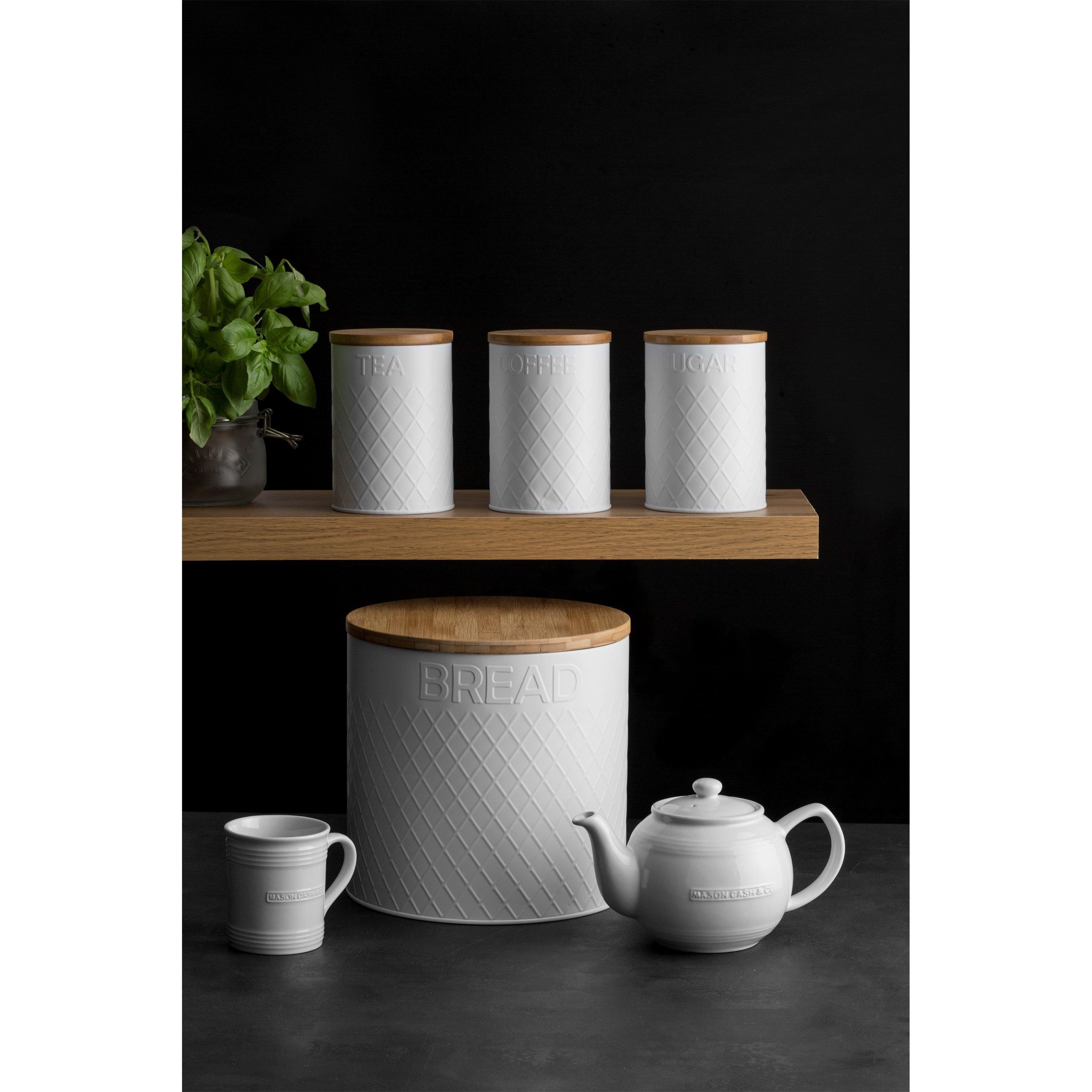 White - Typhoon - Embossed White Bread Bin - 5