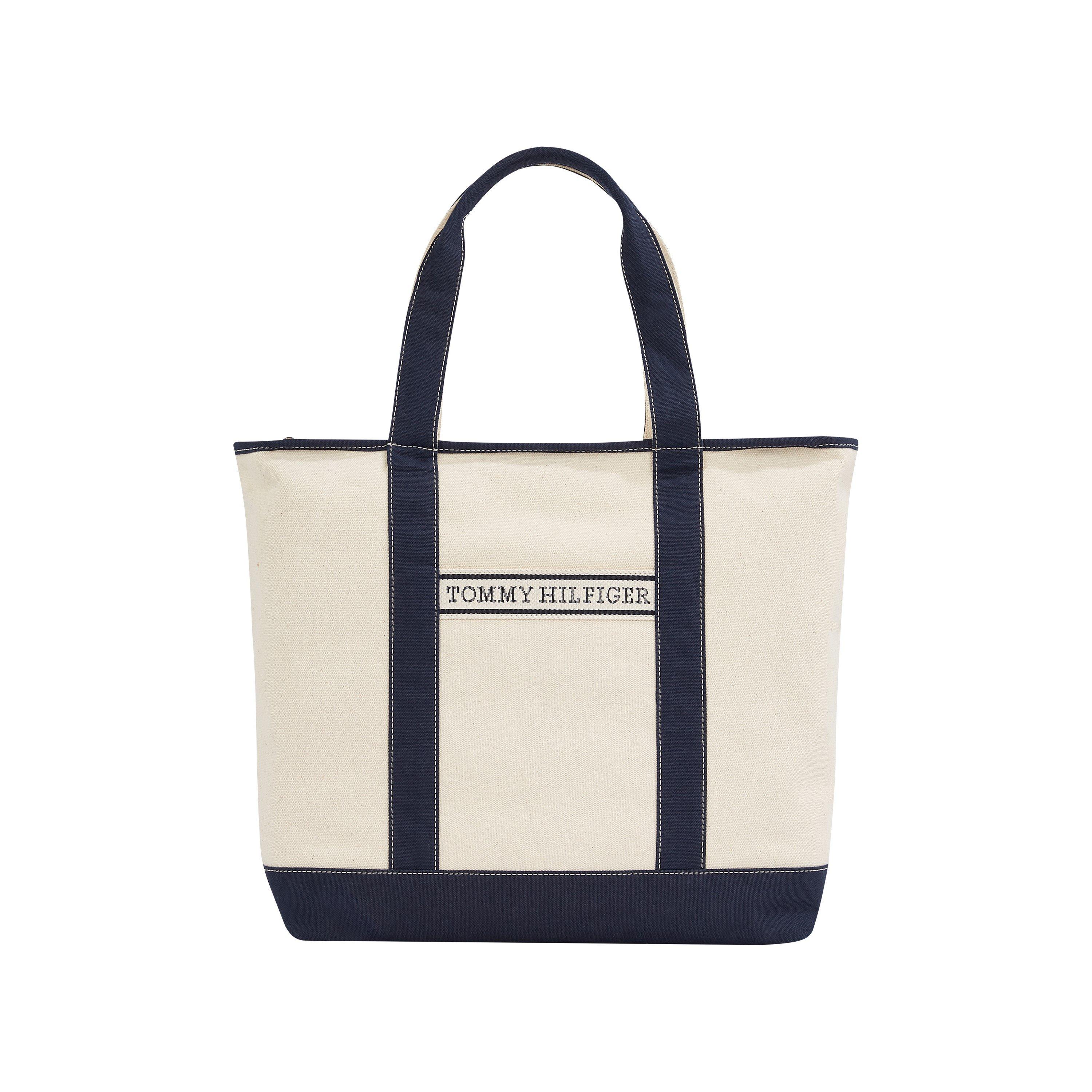 Tommy Hilfiger Women's Summer Canvas Tote Bag - Space Blue