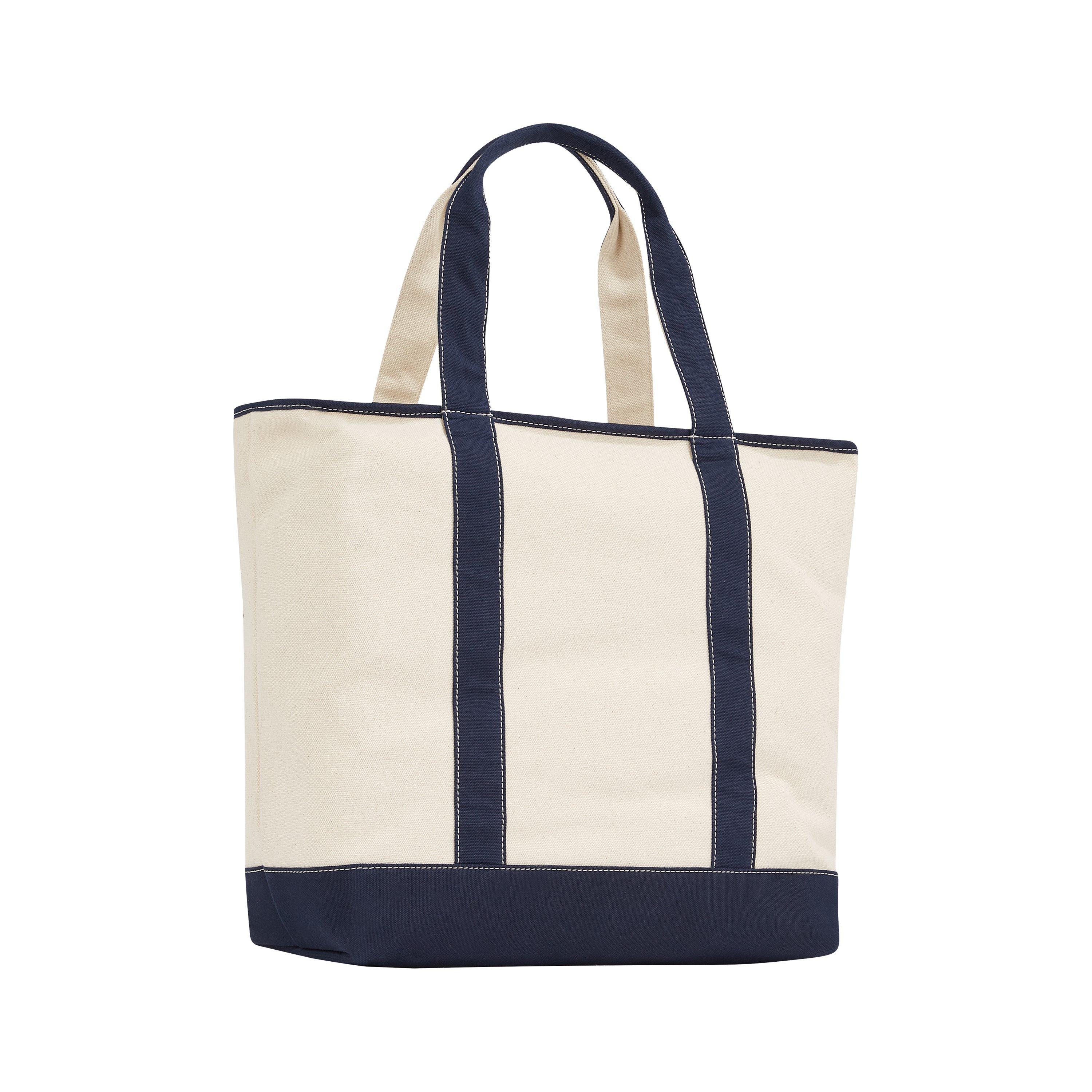 Space Blue - Tommy Hilfiger - Women's Summer Canvas Tote Bag - 4