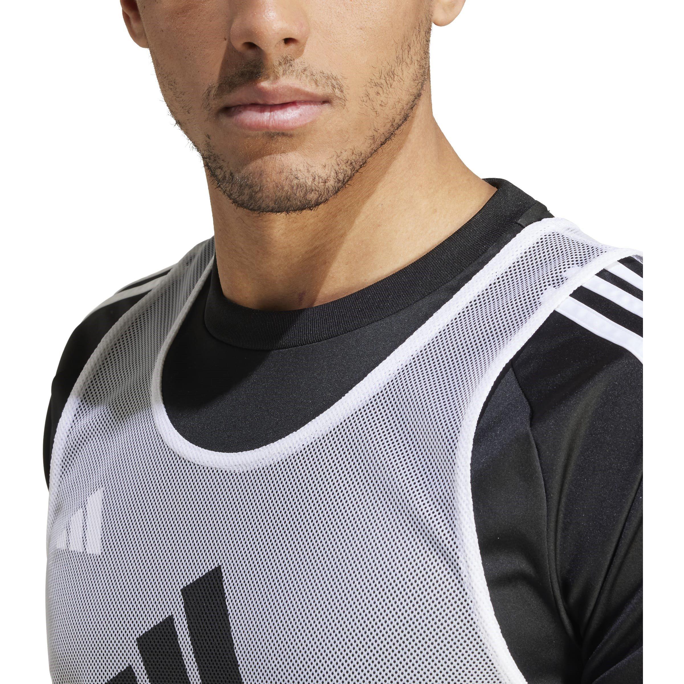 White - adidas - Training 24 Bib - 5
