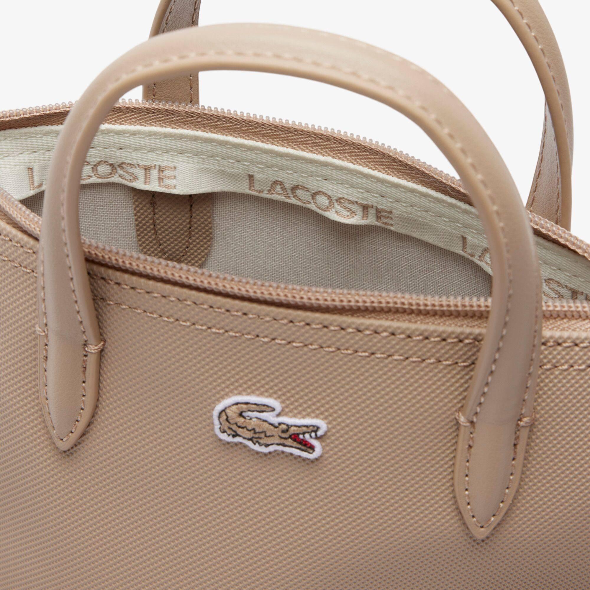 Simply Taupe - Lacoste - Women's Cross-body Mini Bag - 4