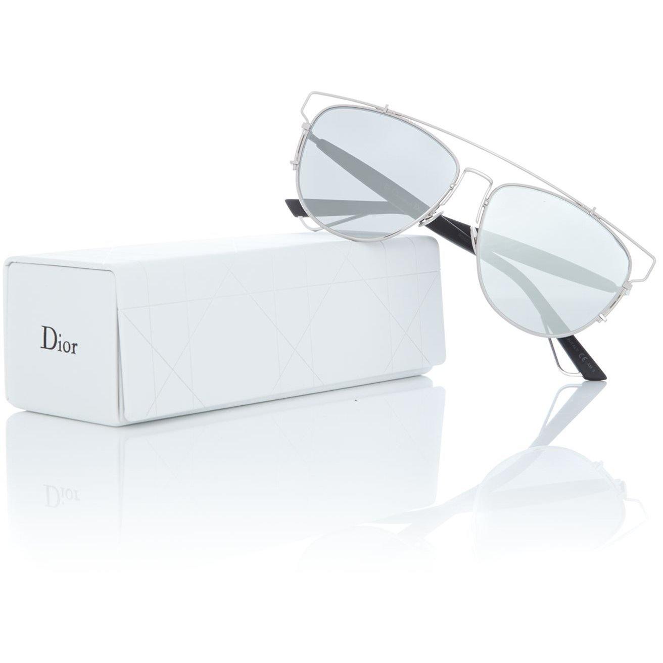 Silver - DIOR - CD TECHNOLOGIC rectangle sunglasses - 4