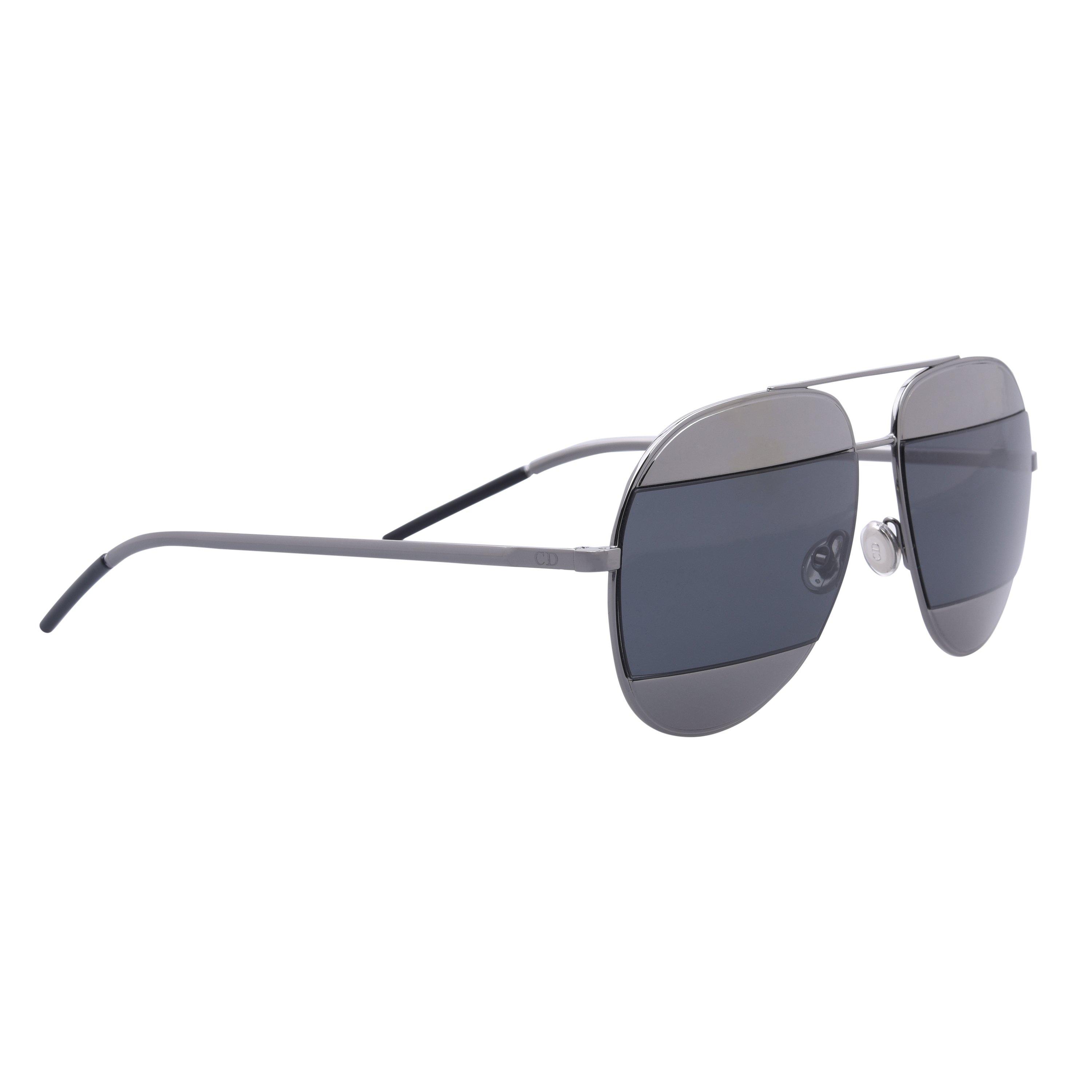 - - DIOR - Gunmetal Dark 0CD000681 Aviator Sunglasses - 2
