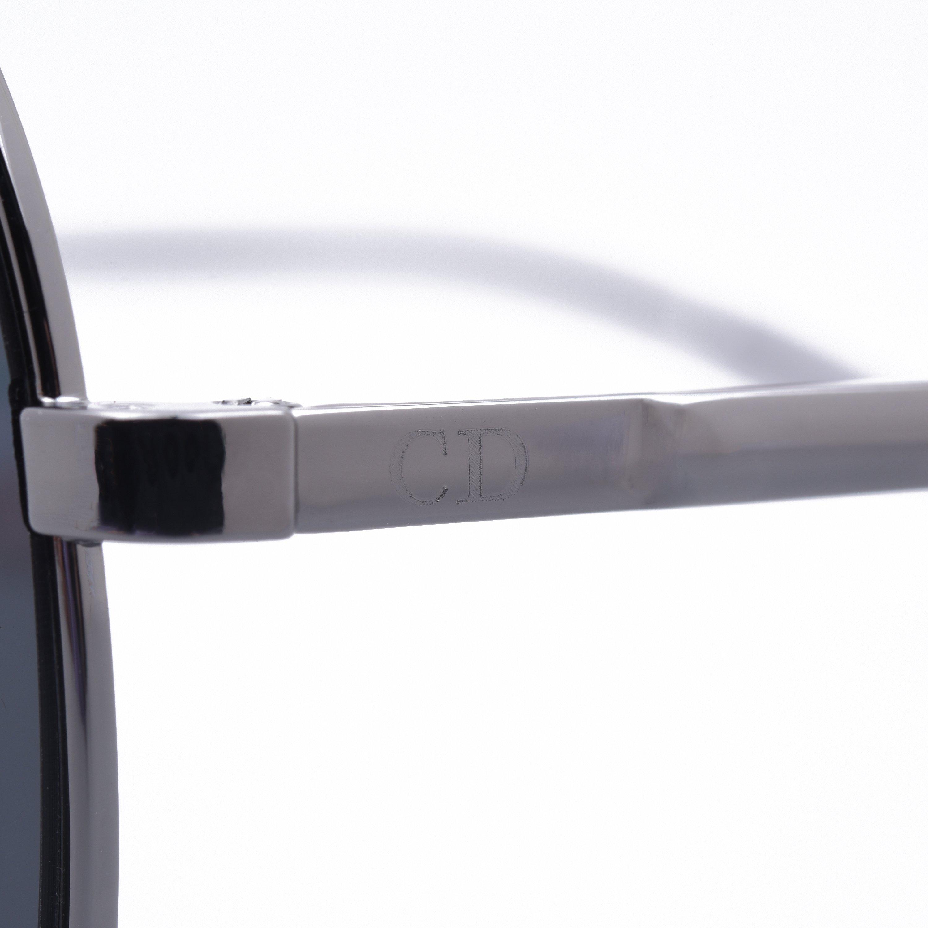 - - DIOR - Gunmetal Dark 0CD000681 Aviator Sunglasses - 3
