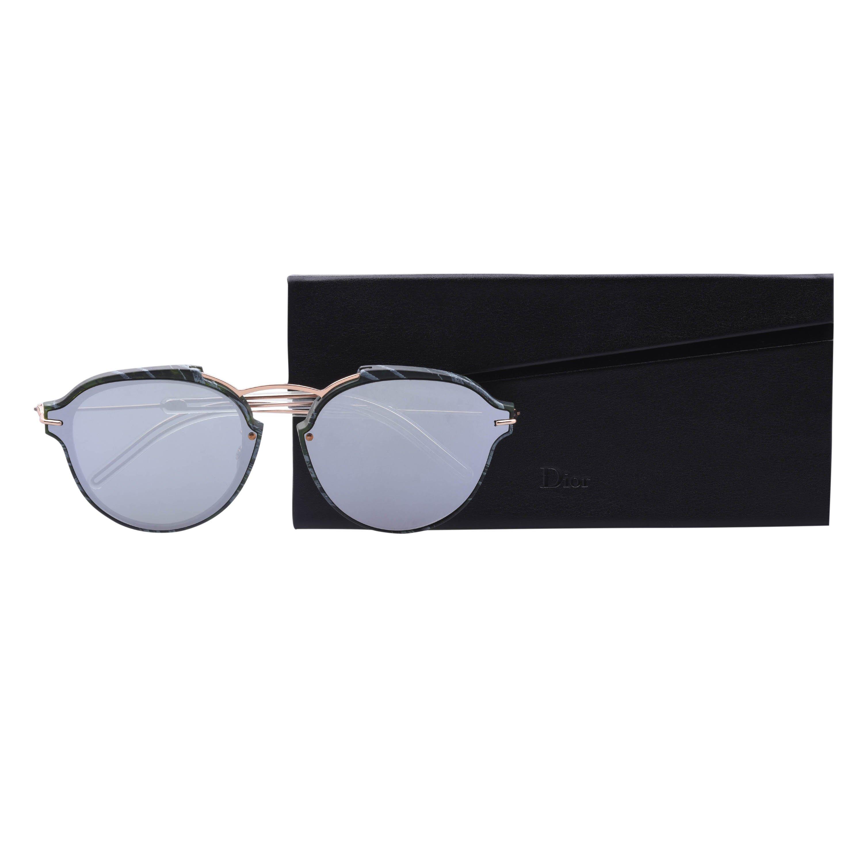 - - DIOR - Green Brown 0CD000755 Round Sunglasses - 5