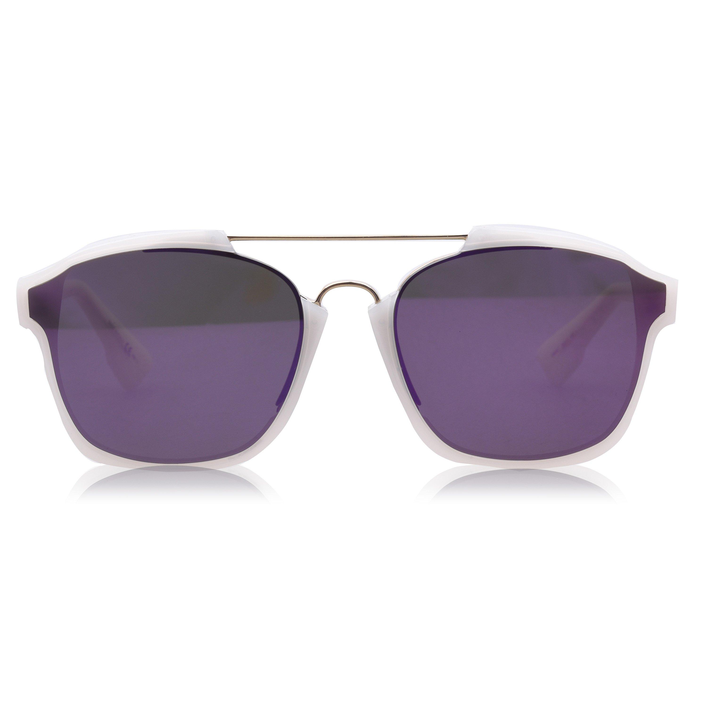 - - DIOR - White 0CD000653 Rectangle Sunglasses - 1