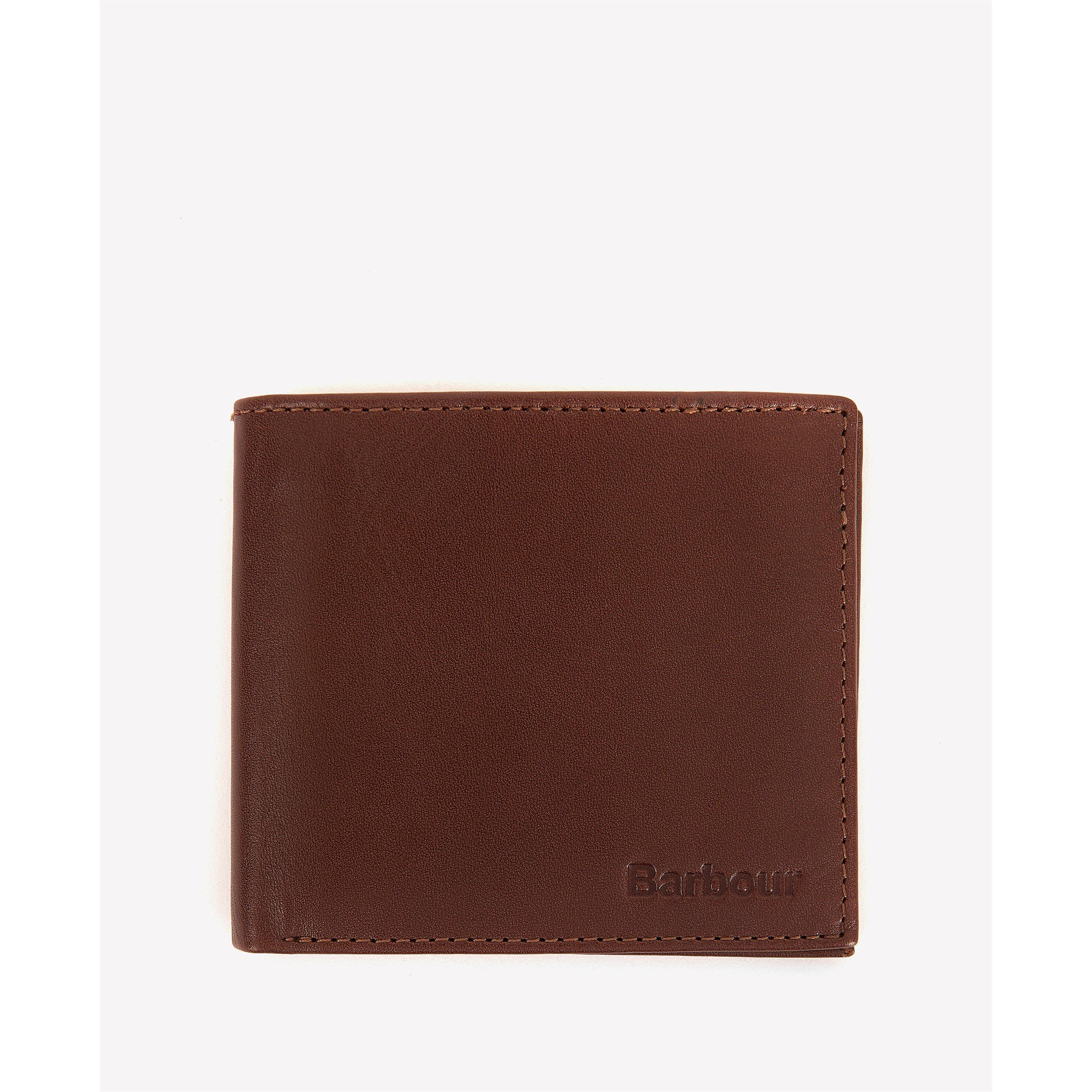 Barbour Men's Colwell Leather Billfold Wallet - Brown / Classic