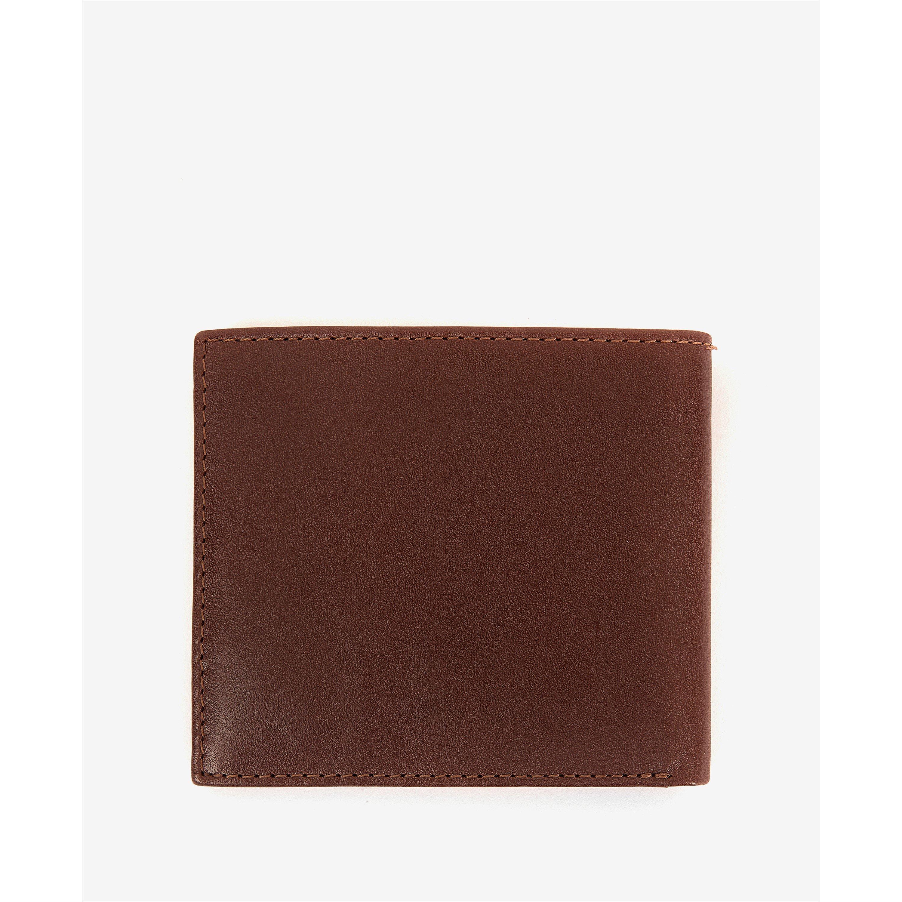 Brown / Classic - Barbour - Mens Barbour Colwell Leather Billfold Wallet - 1