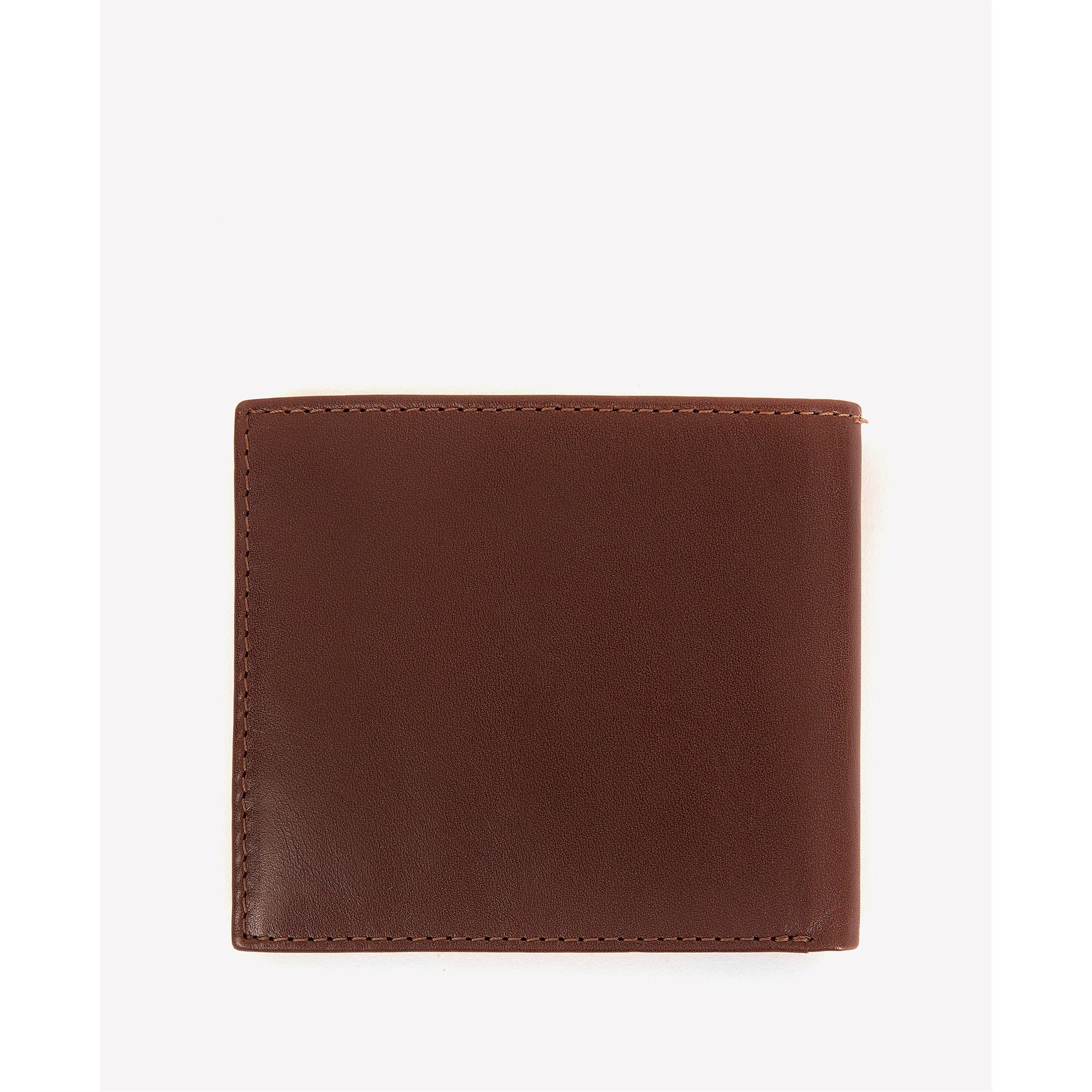 Brown / Classic - Barbour - Colwell Leather Billfold Wallet - 7
