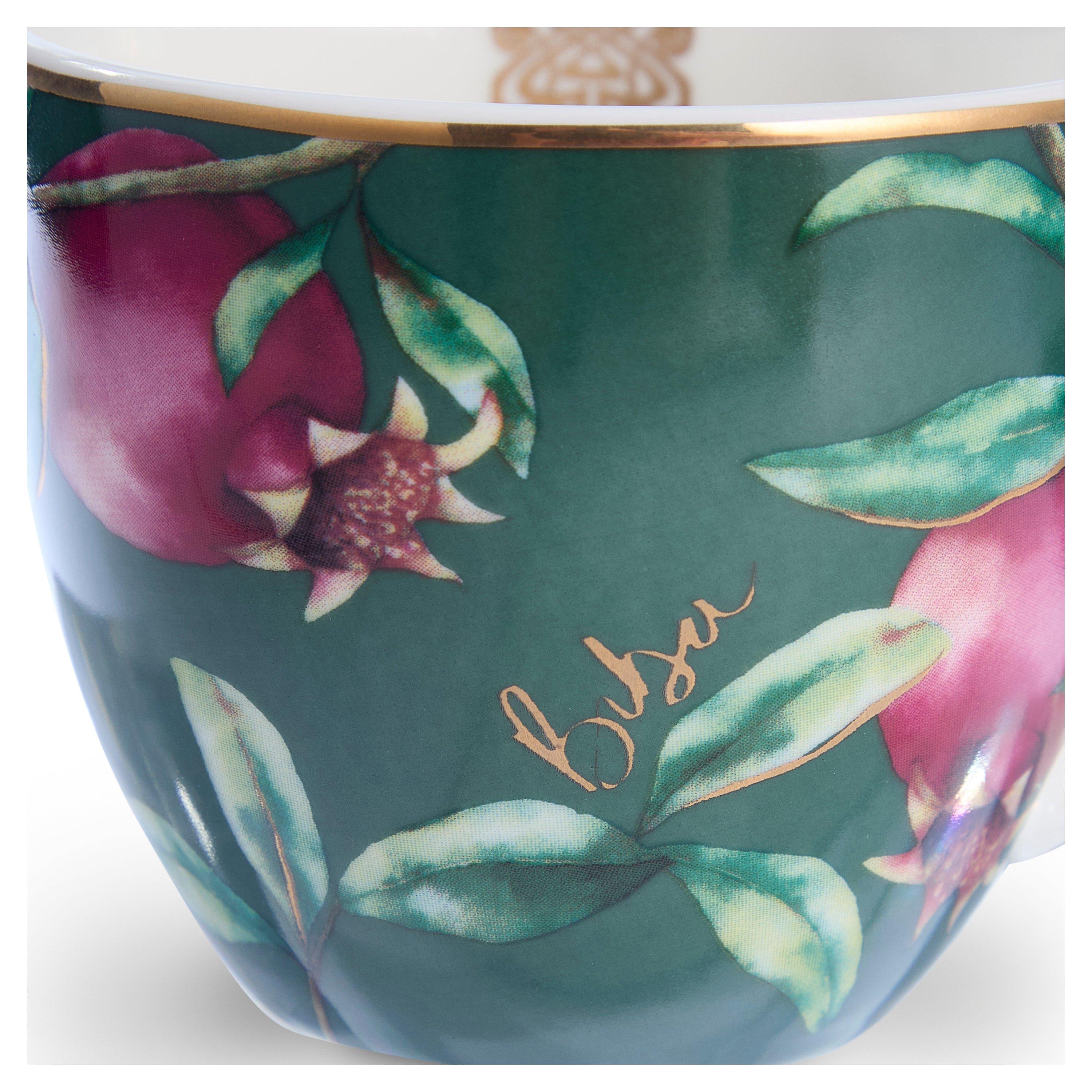 Pomegranate - Biba - Biba Printed Cup & Saucer Set of 2 - 3