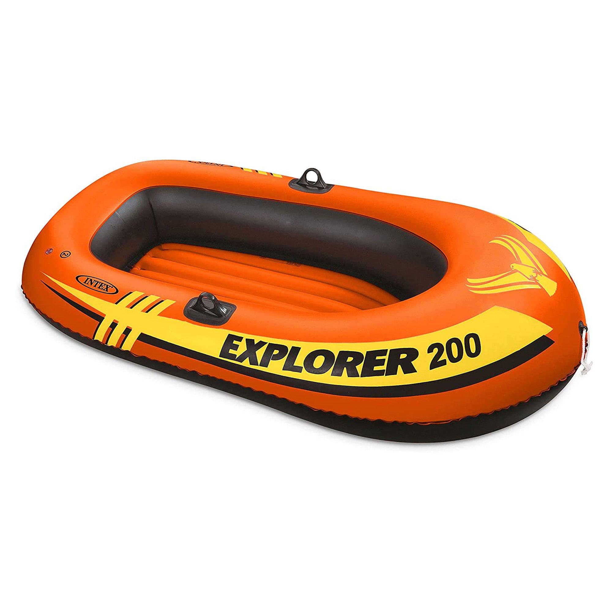 Orange - Intex - Explorer 200 Boat - 1