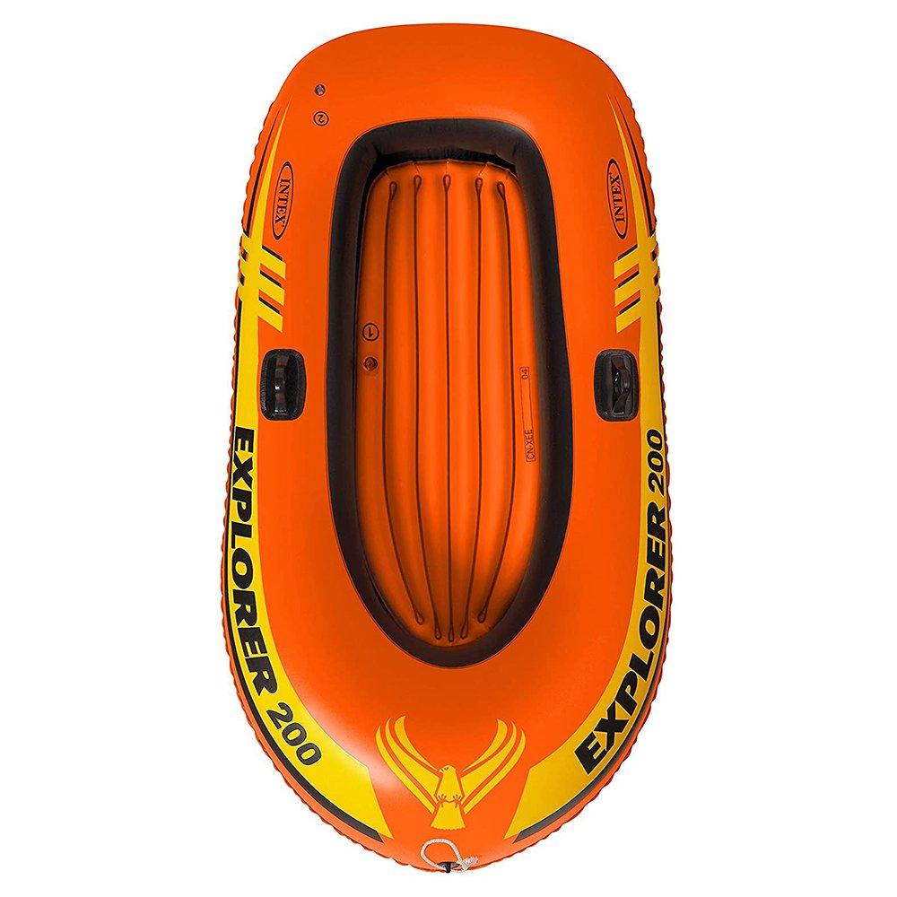 Orange - Intex - Explorer 200 Boat - 2
