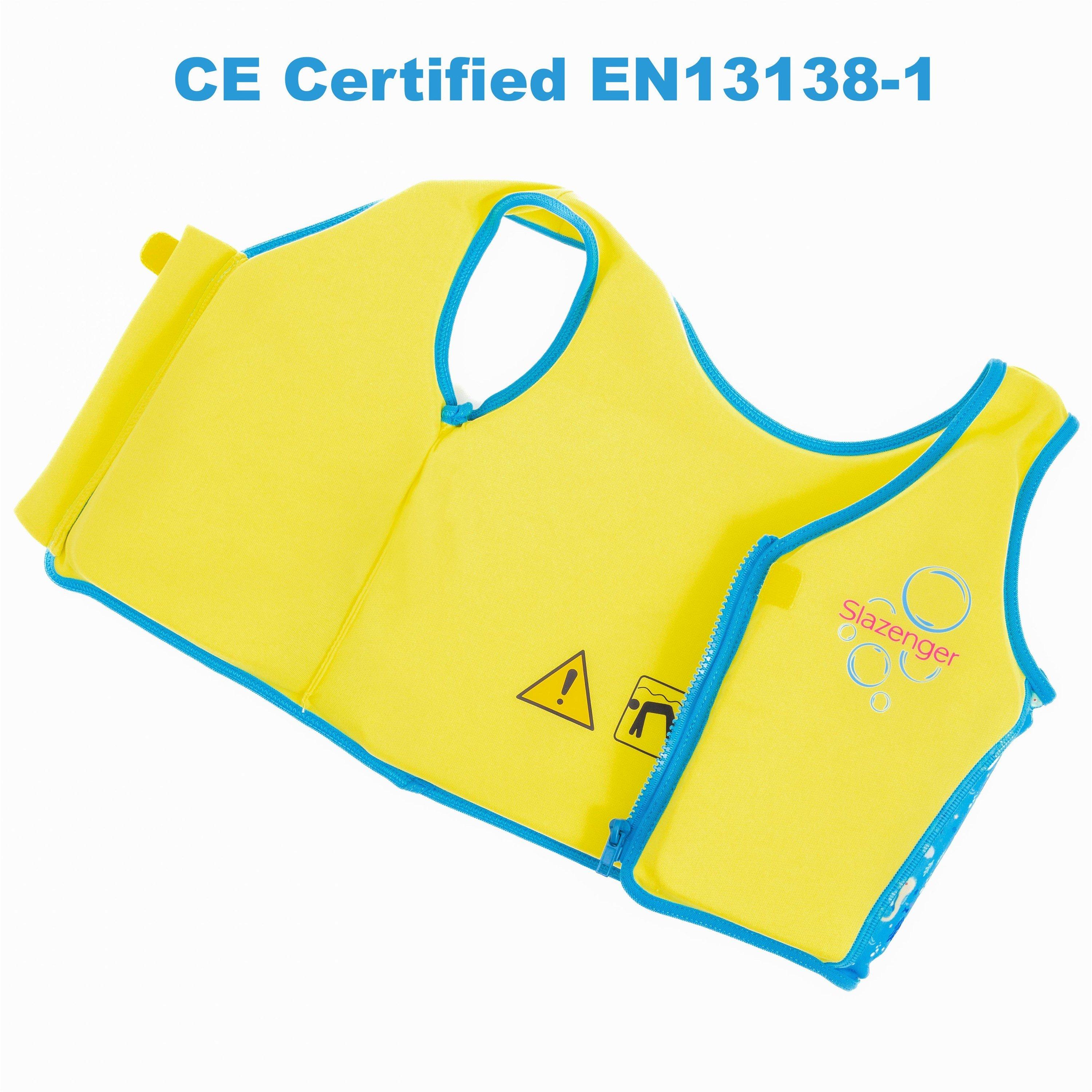 Blu/Giallo - Slazenger - Kids Float Vest - 3