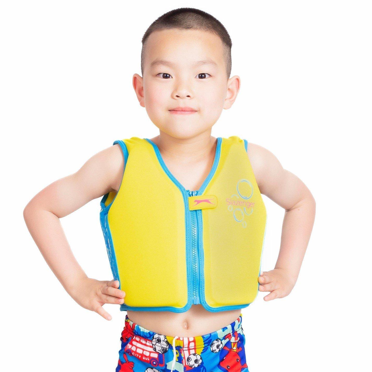 Blu/Giallo - Slazenger - Kids Float Vest - 4