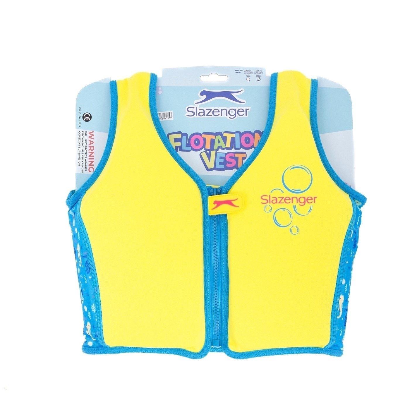Blu/Giallo - Slazenger - Kids Float Vest - 6