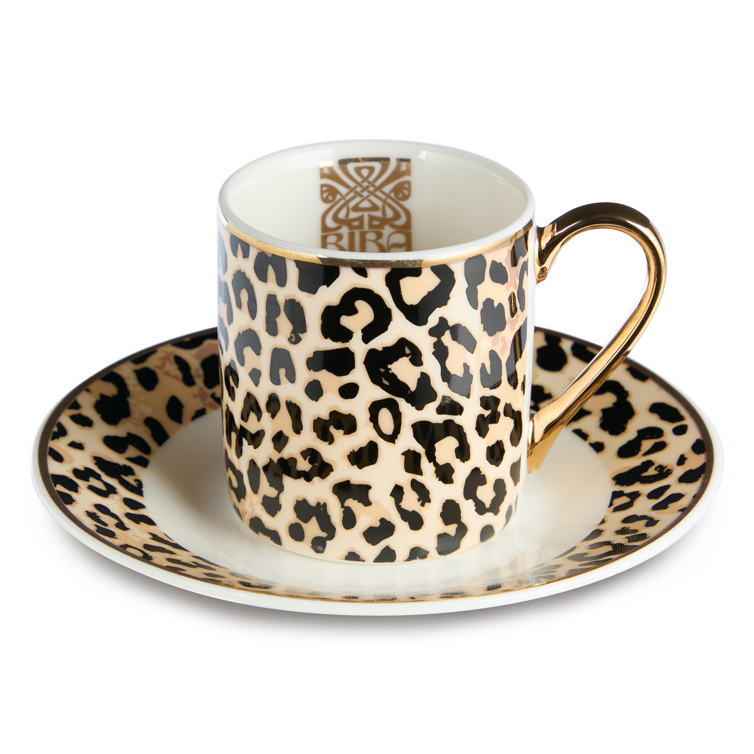 Leopardenmuster - Biba - Biba Printed Espresso Cup & Saucer Set of 2 - 2