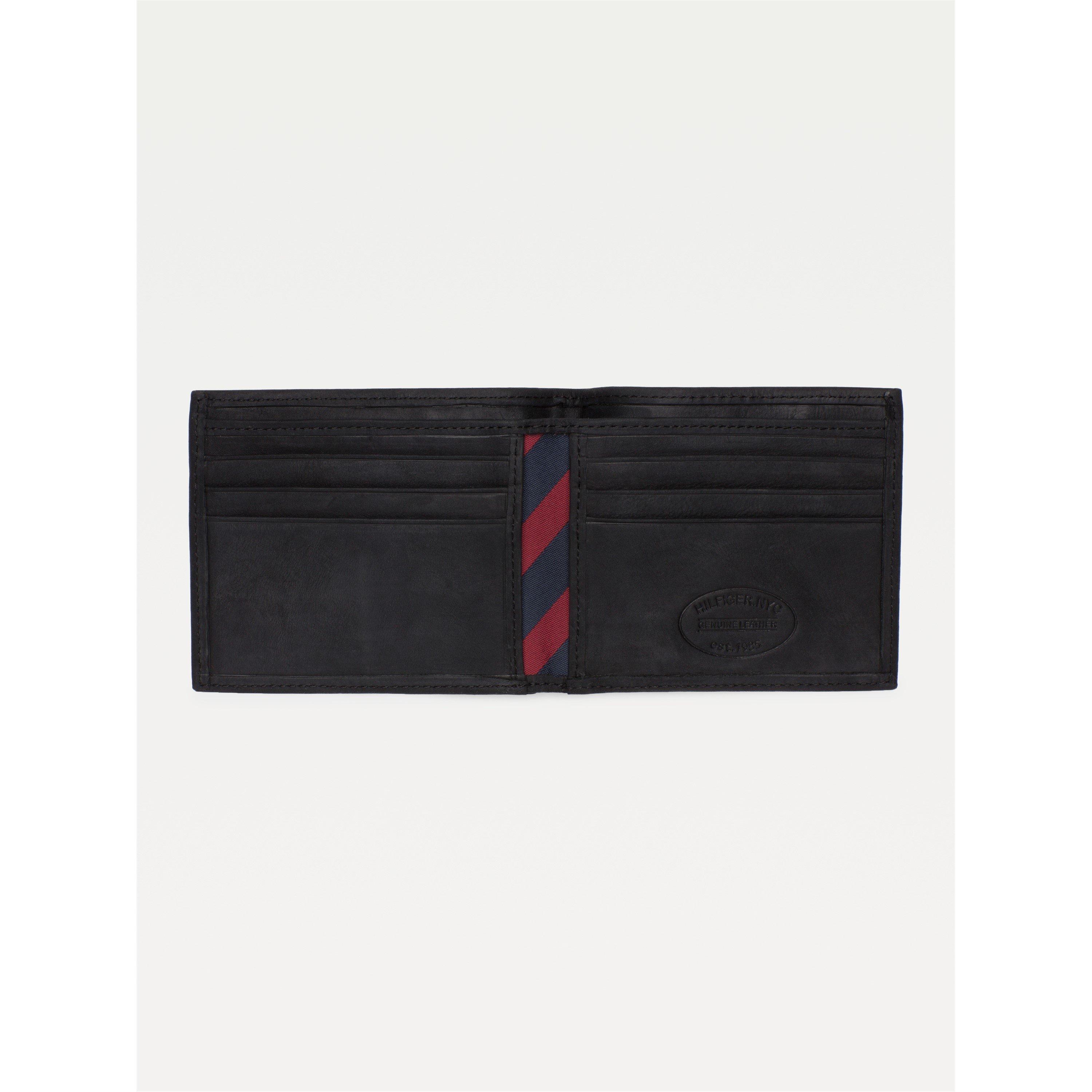 Schwarz - Tommy Hilfiger - Johnson Small Bifold Leather Wallet - 2