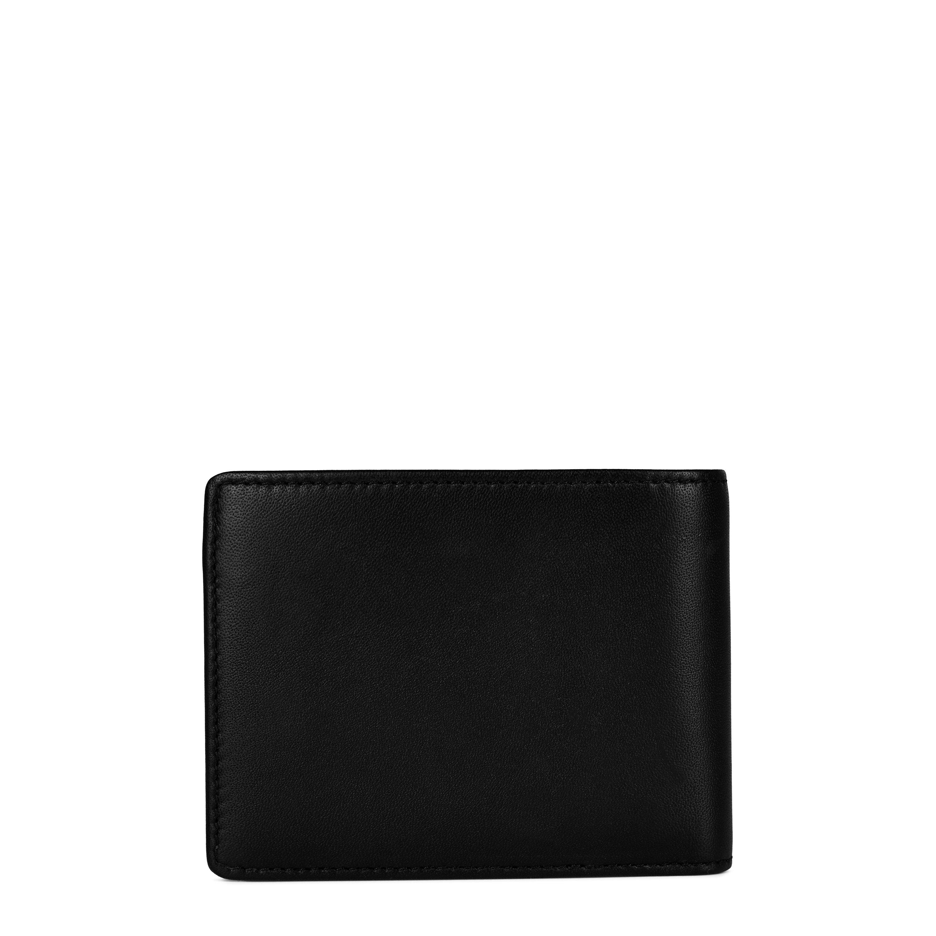 Black 001 - Boss - Men's Asolo Luxury Leather Wallet - 3