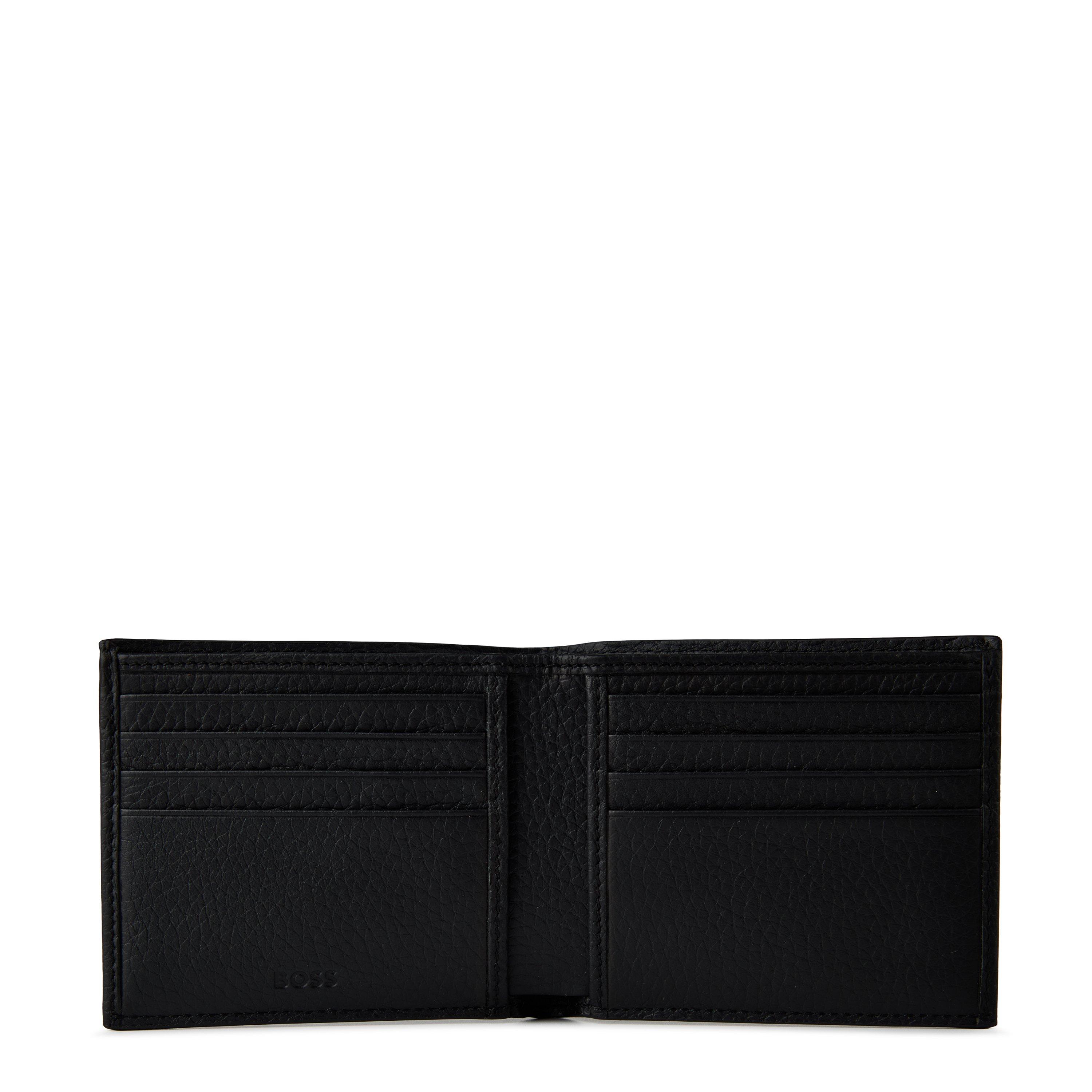 Black 001 - Boss - Men's Crosstown Wallet with Two Bill Compartments - 6