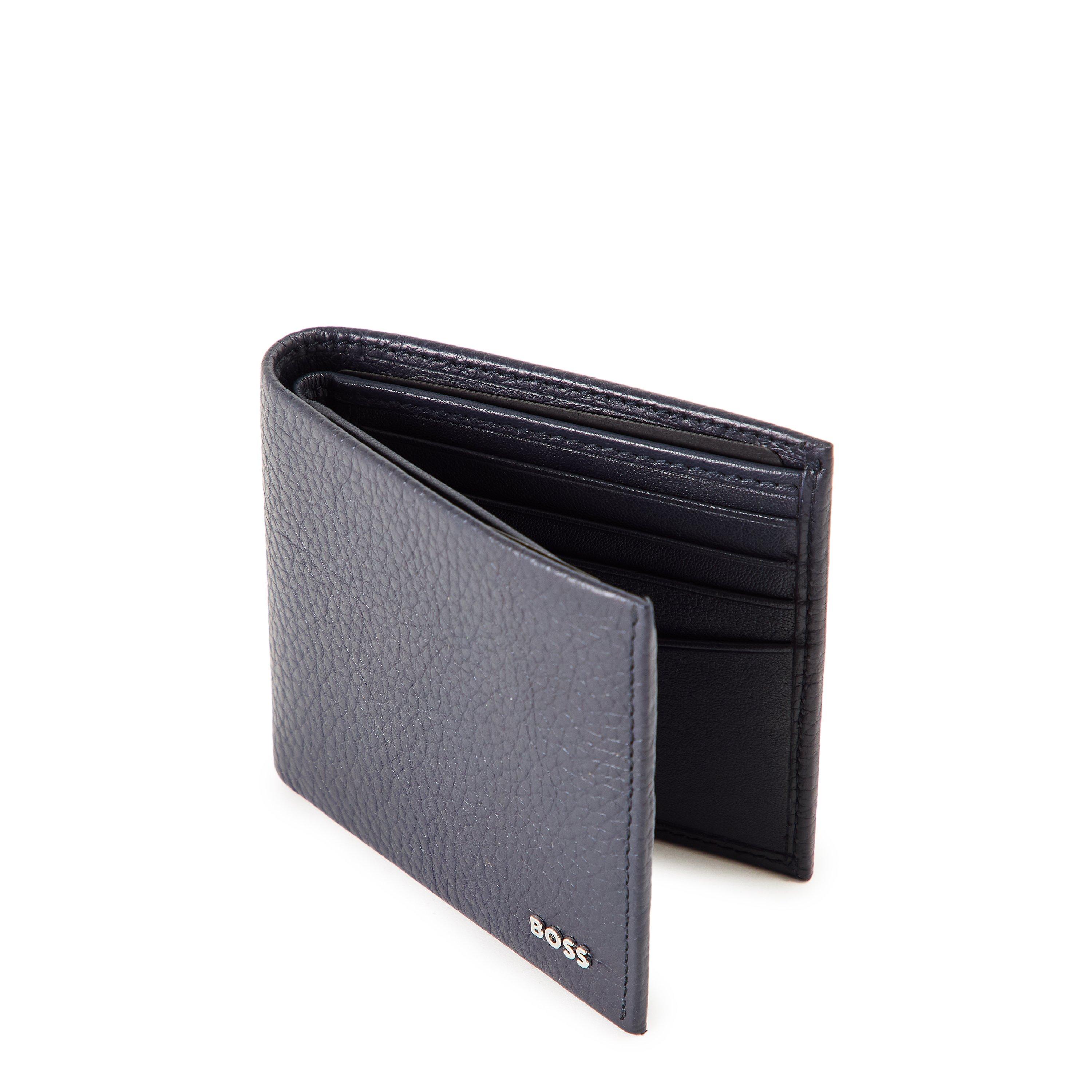 Navy - Boss - Men's Crosstown Wallet with Two Bill Compartments - 4