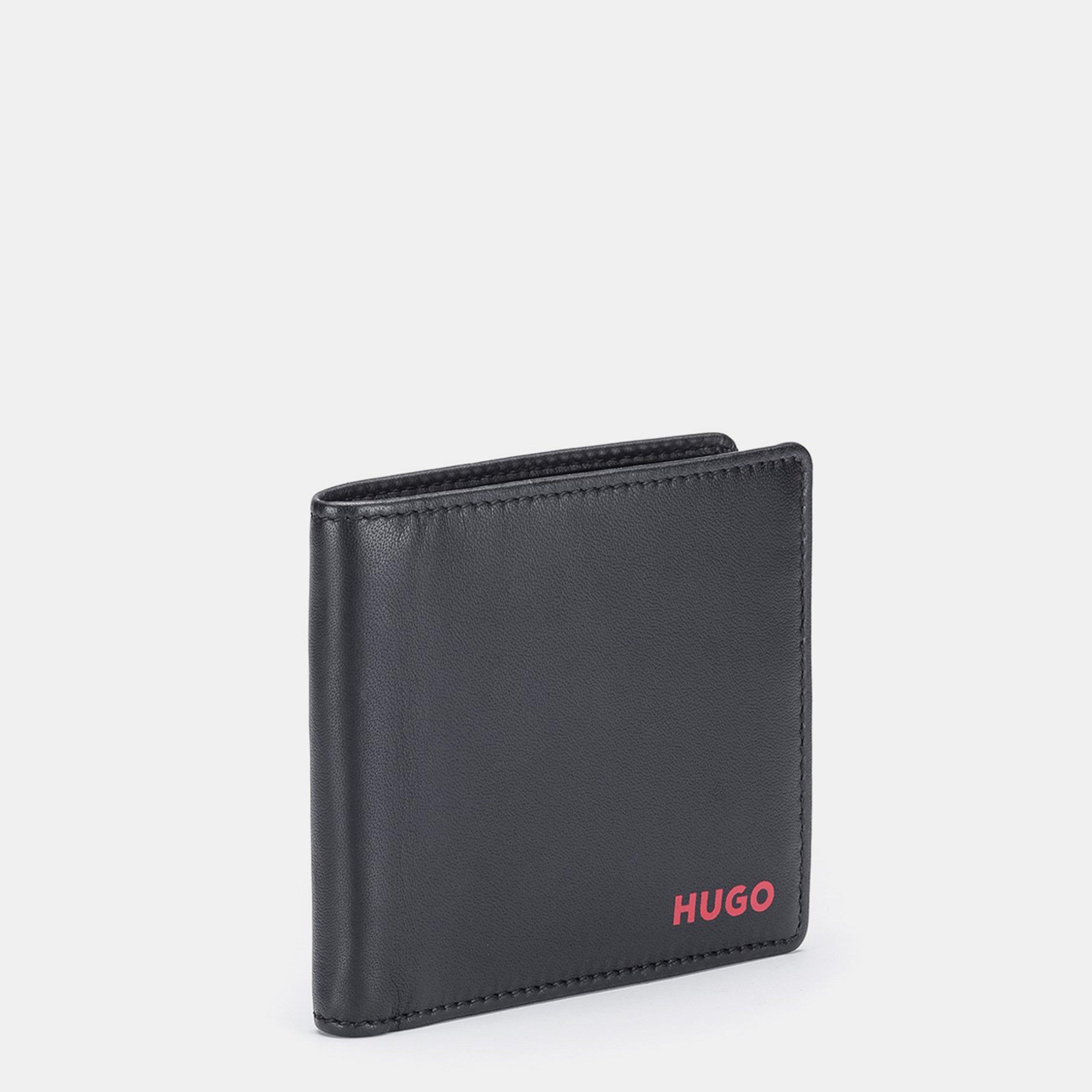 Black/Red 002 - Hugo - Men's Subway Card Wallet - 3