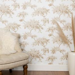 Wall Pops Self Adhesive Wallpaper Alder Taupe