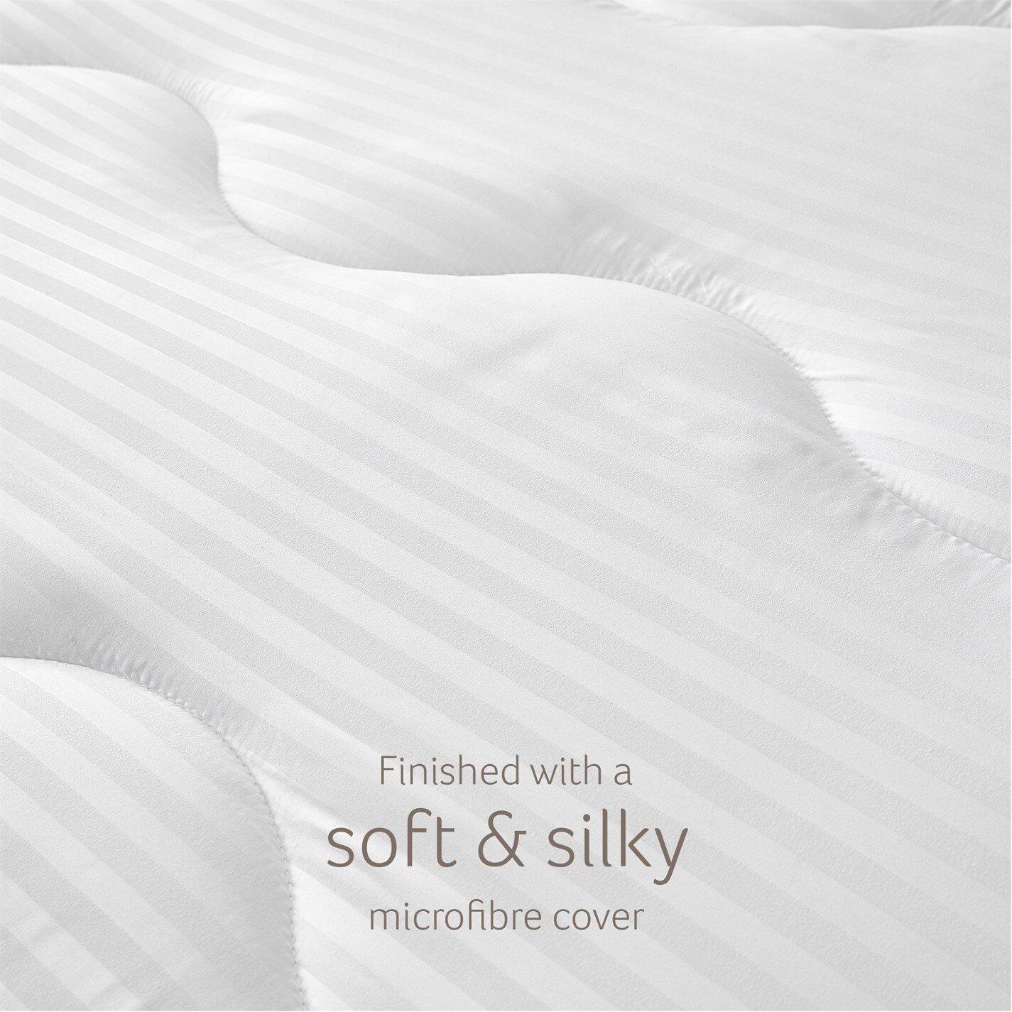 White - Snuggledown - Luxurious Hotel 2cm Mattress Topper - 5