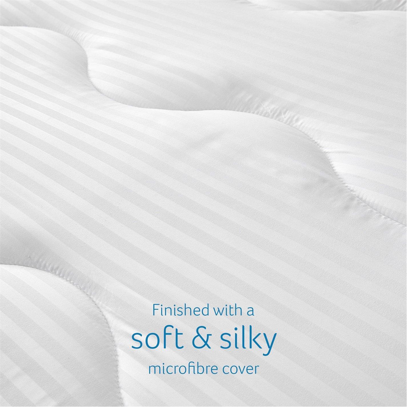 White - Snuggledown - Hotel Quality Temperature Regulating Mattress Topper - 5
