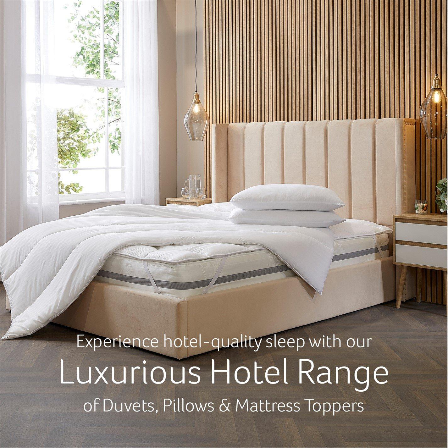 White - Snuggledown - Hotel Quality Temperature Regulating Mattress Topper - 6