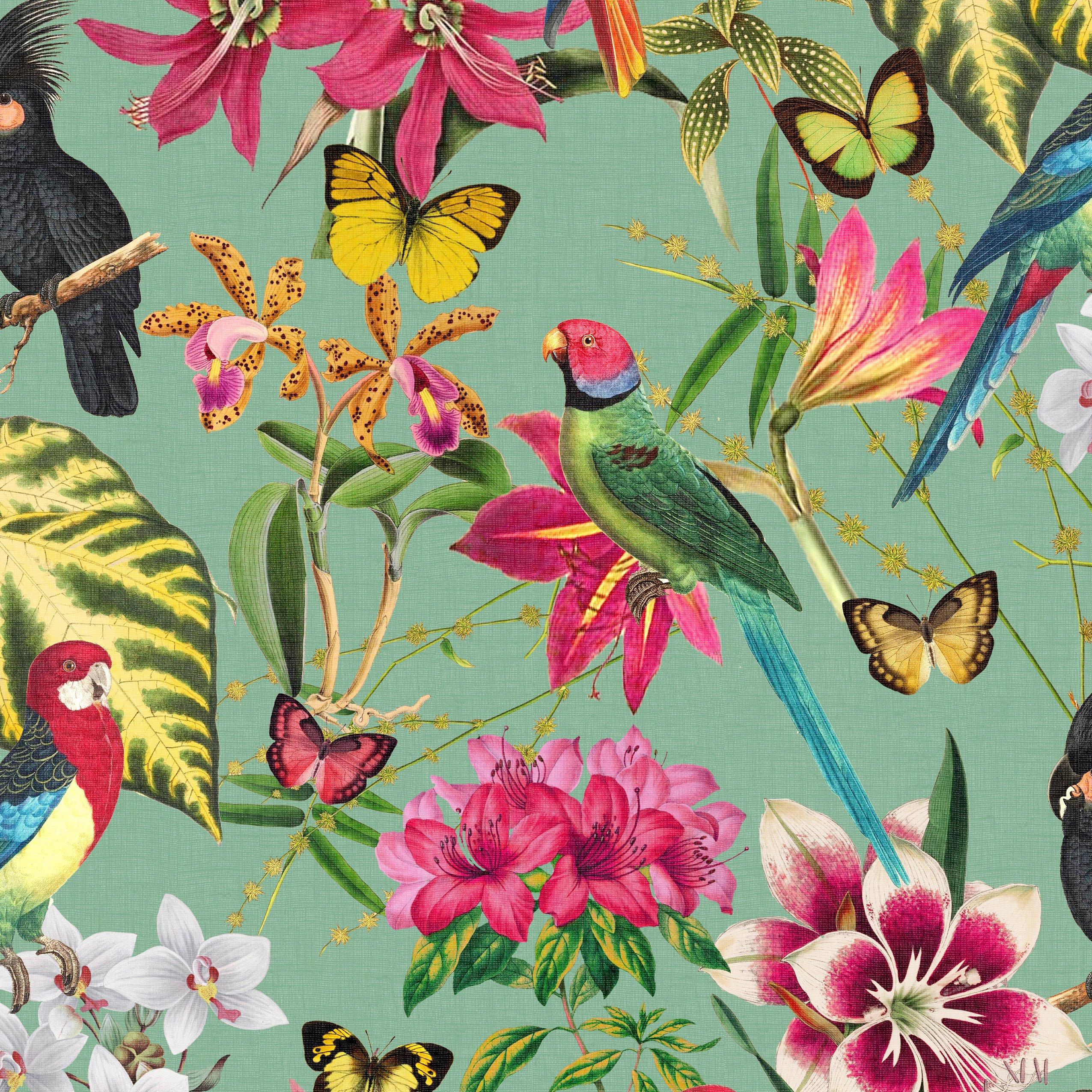Mulitcolour - Envy - Paradiso Multicolour Floral Wallpaper - 3