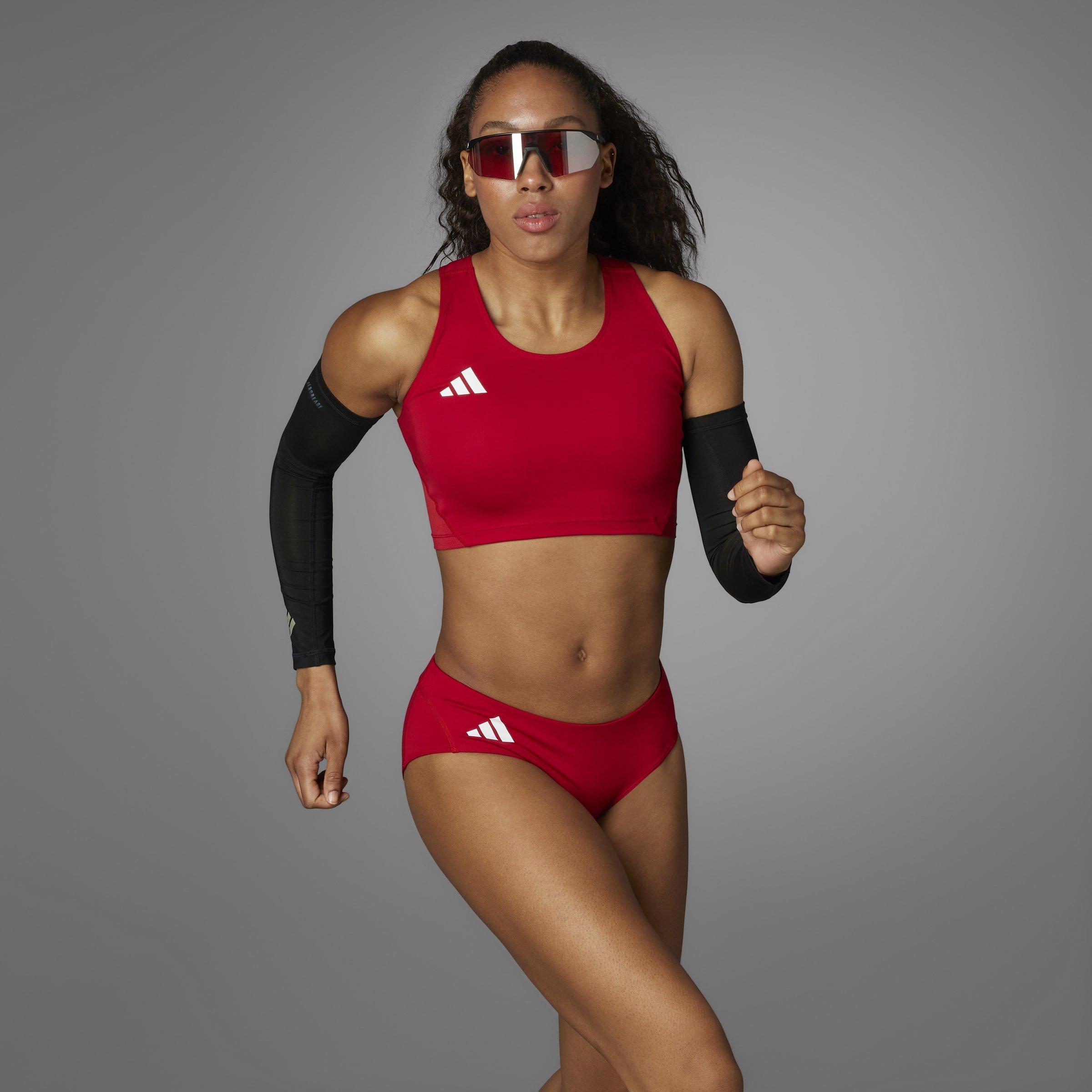 Hold Power Rød - adidas - Adizero Running Briefs Womens - 9