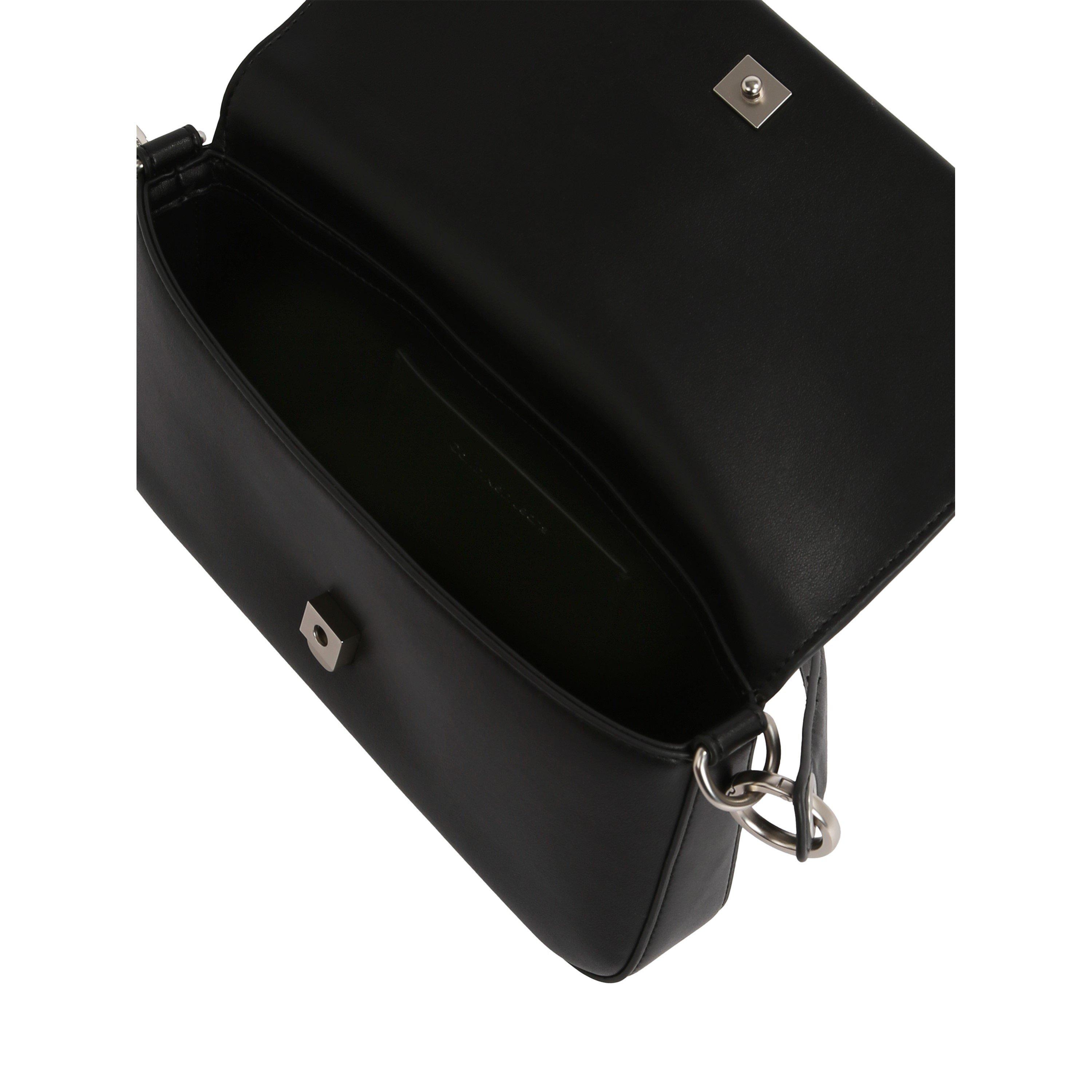 Na Black - Calvin Klein Jeans - Women's Sculpted Flap Shoulder Bag - 3