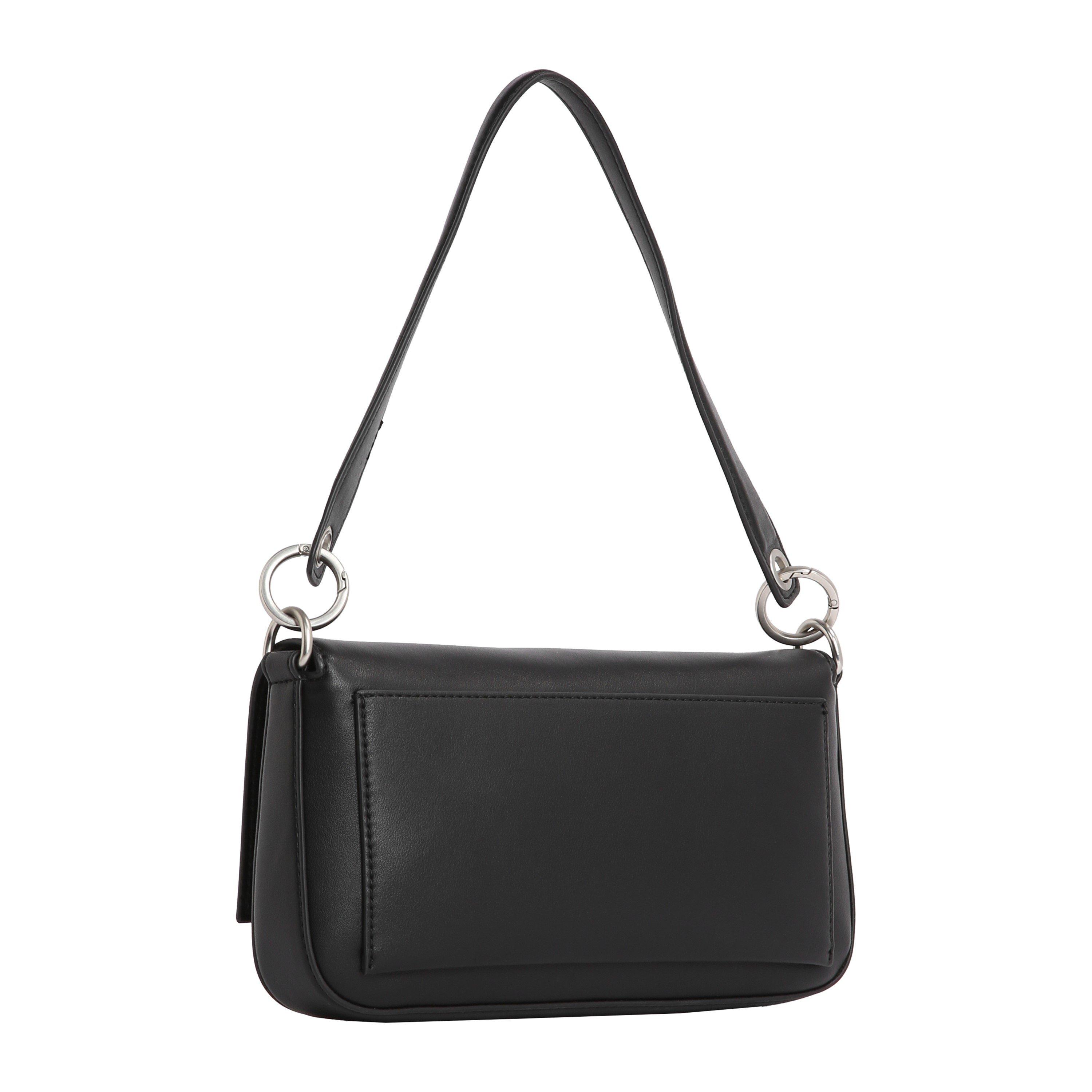 Na Black - Calvin Klein Jeans - Women's Sculpted Flap Shoulder Bag - 4