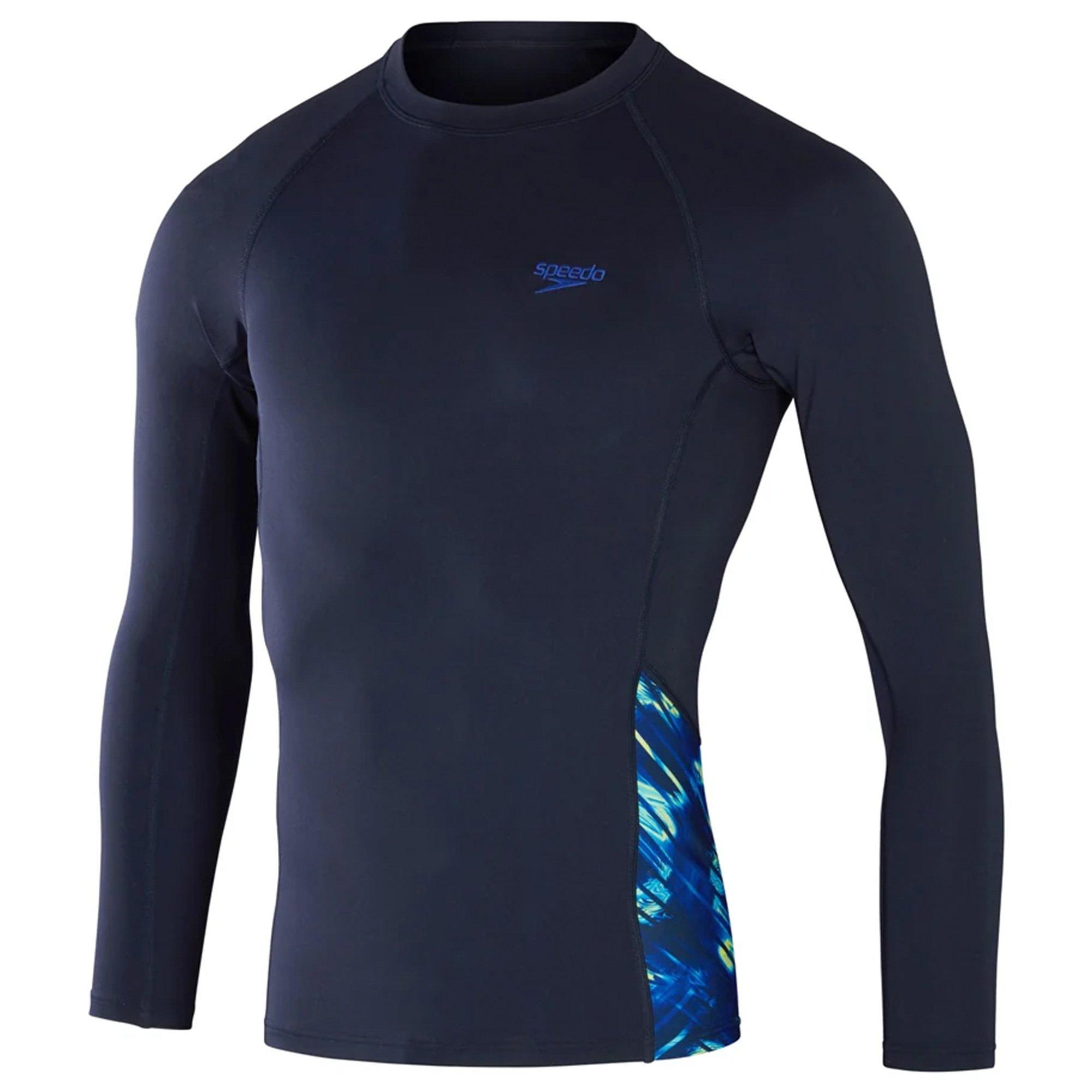 Tr Navy/Lem Dri - Speedo - Eco Endurance+ Splice Mens Rash Top - 1