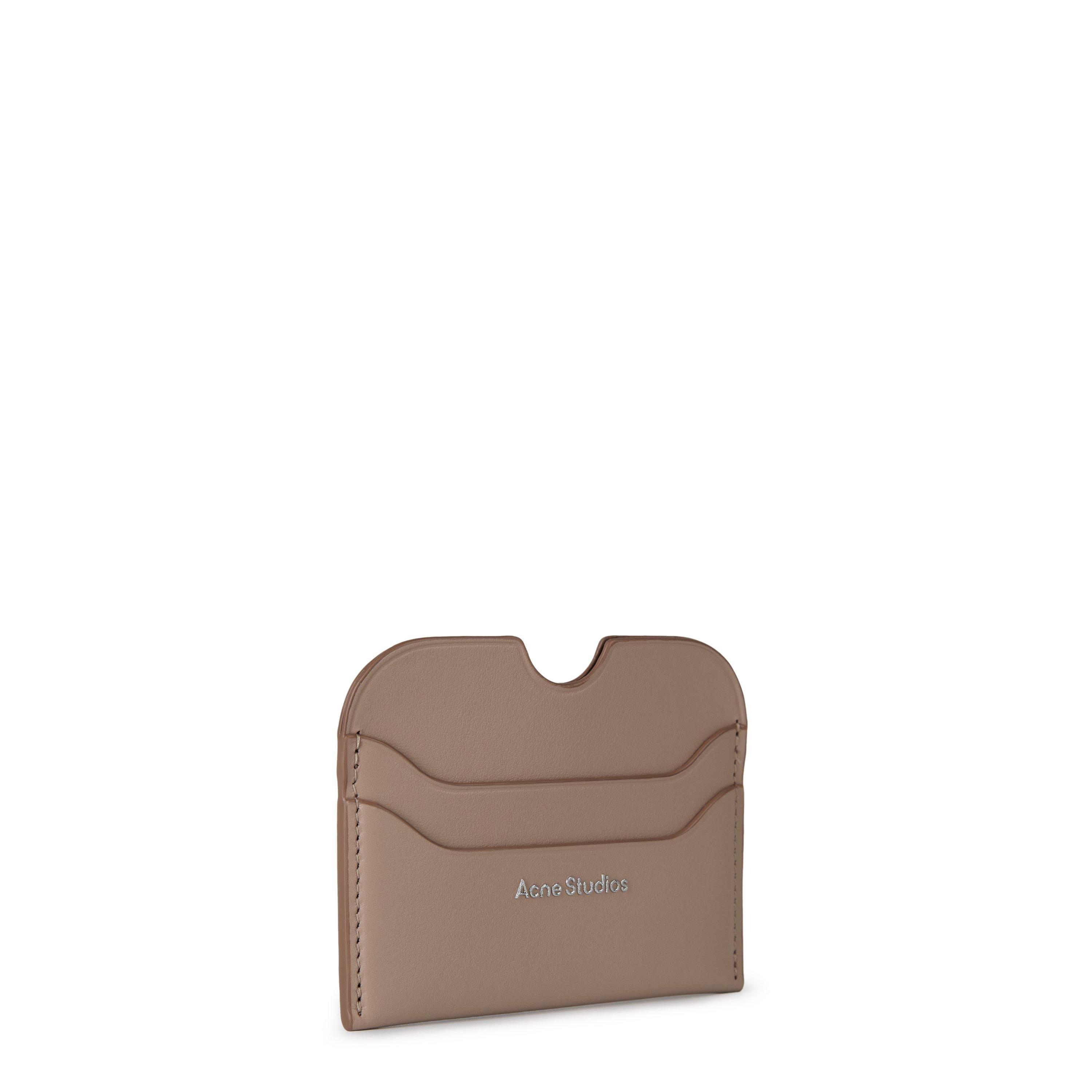 Taupe - Acne Studios - Men's Logo Card Holder - 3