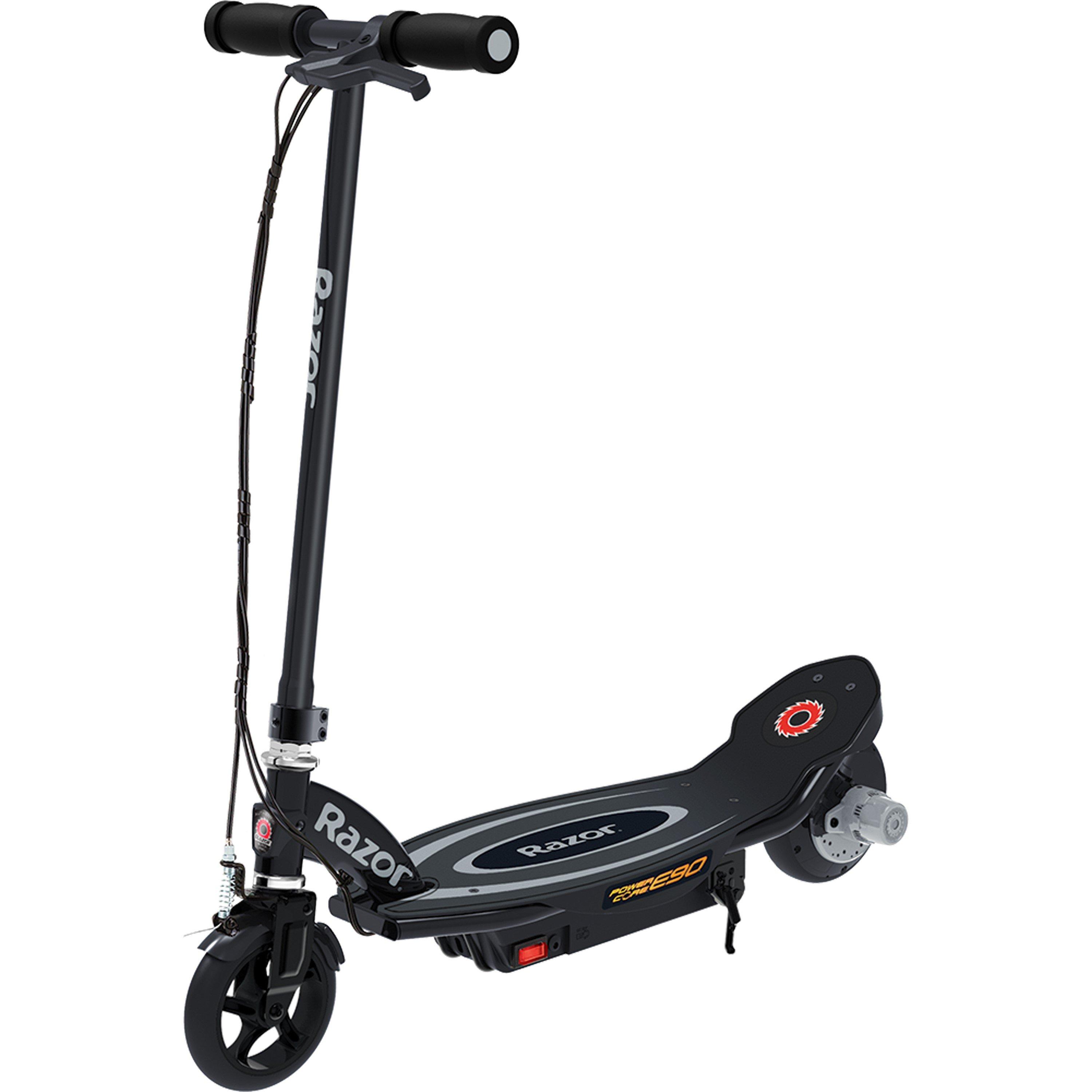 Black - Razor - Power Core E90 12 Volt Scooter - Black - 1
