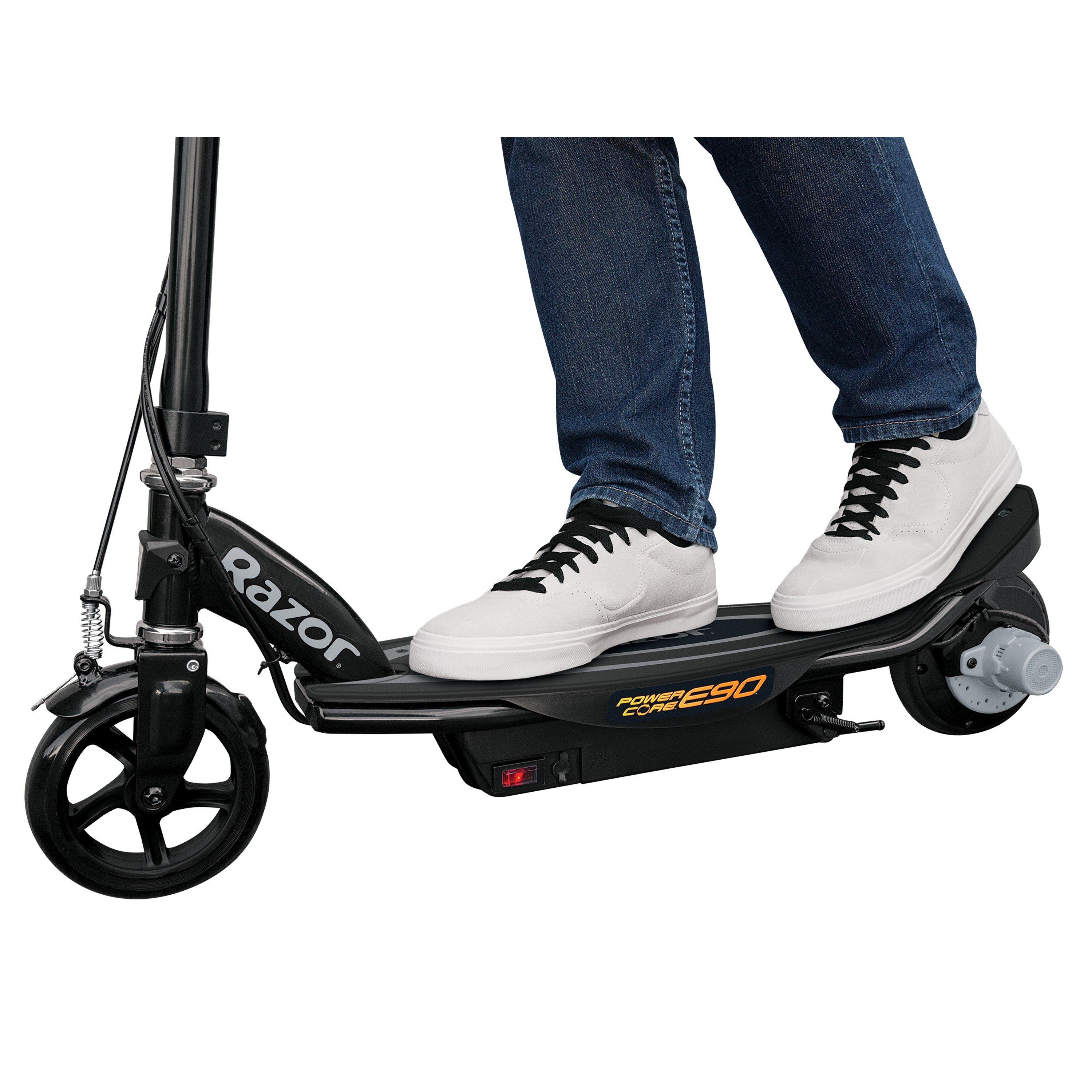 Black - Razor - Power Core E90 12 Volt Scooter - Black - 3