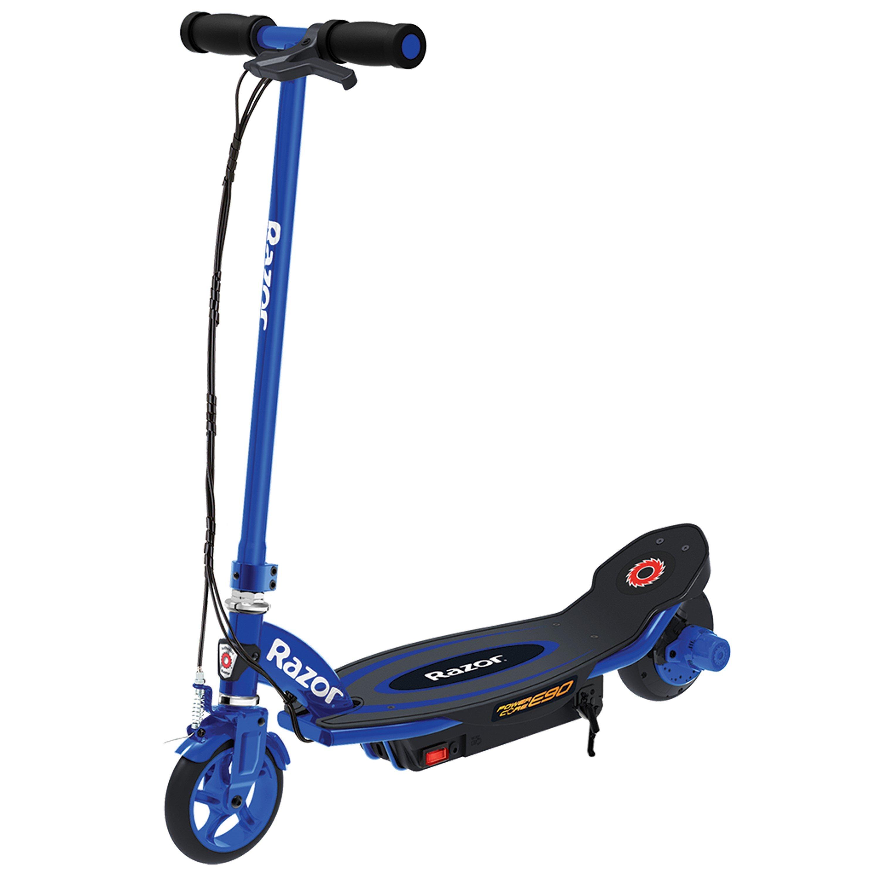 Blue - Razor - Power Core E90 12 Volt Scooter - Blue - 1